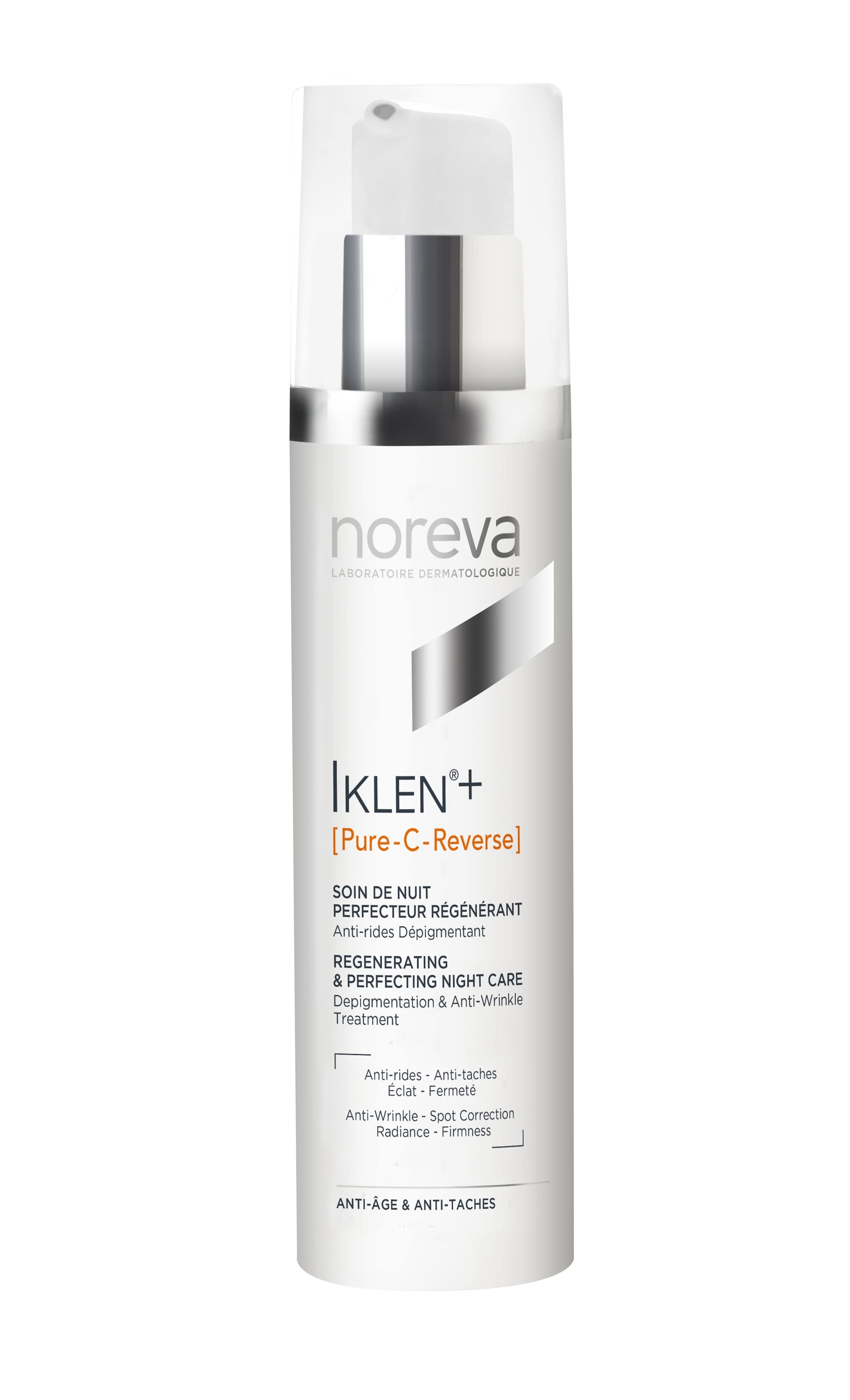 NOREVA pigmentines dėmes šalinantis naktinis kremas IKLEN+, 50ml -  