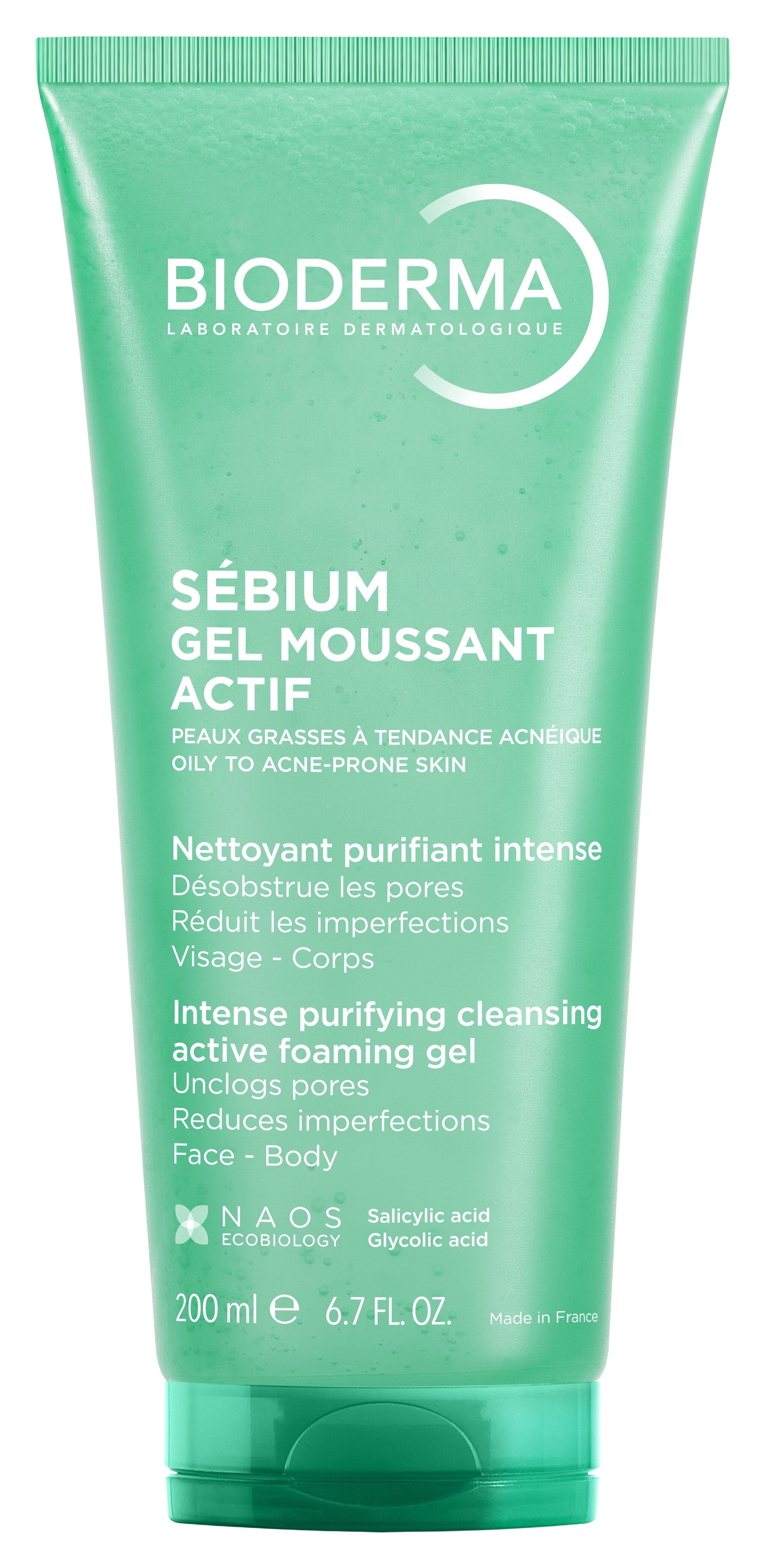 BIODERMA  gelinis prausiklis riebiai odai, SÉBIUM GEL MOUSSANT, 200 -  