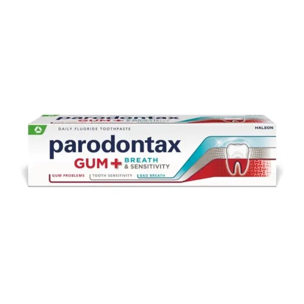 PARODONTAX dantų pasta GUM + BREATH & SENSITIVITY, 75ml -  