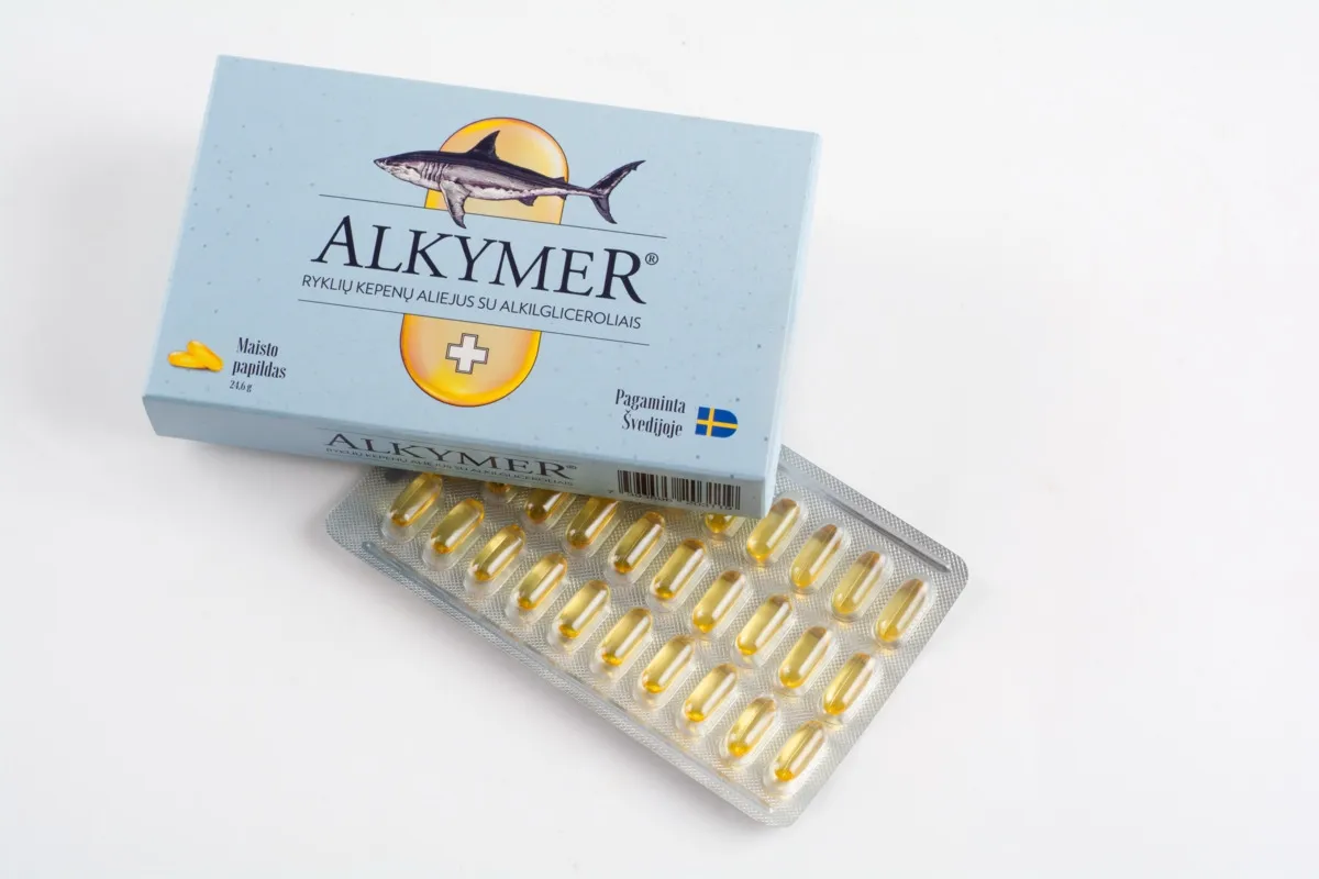ALKYMER MAISTO PAPILDAS, 60 KAPS. (NATUMIN PHARMA, ŠVEDIJA) -  