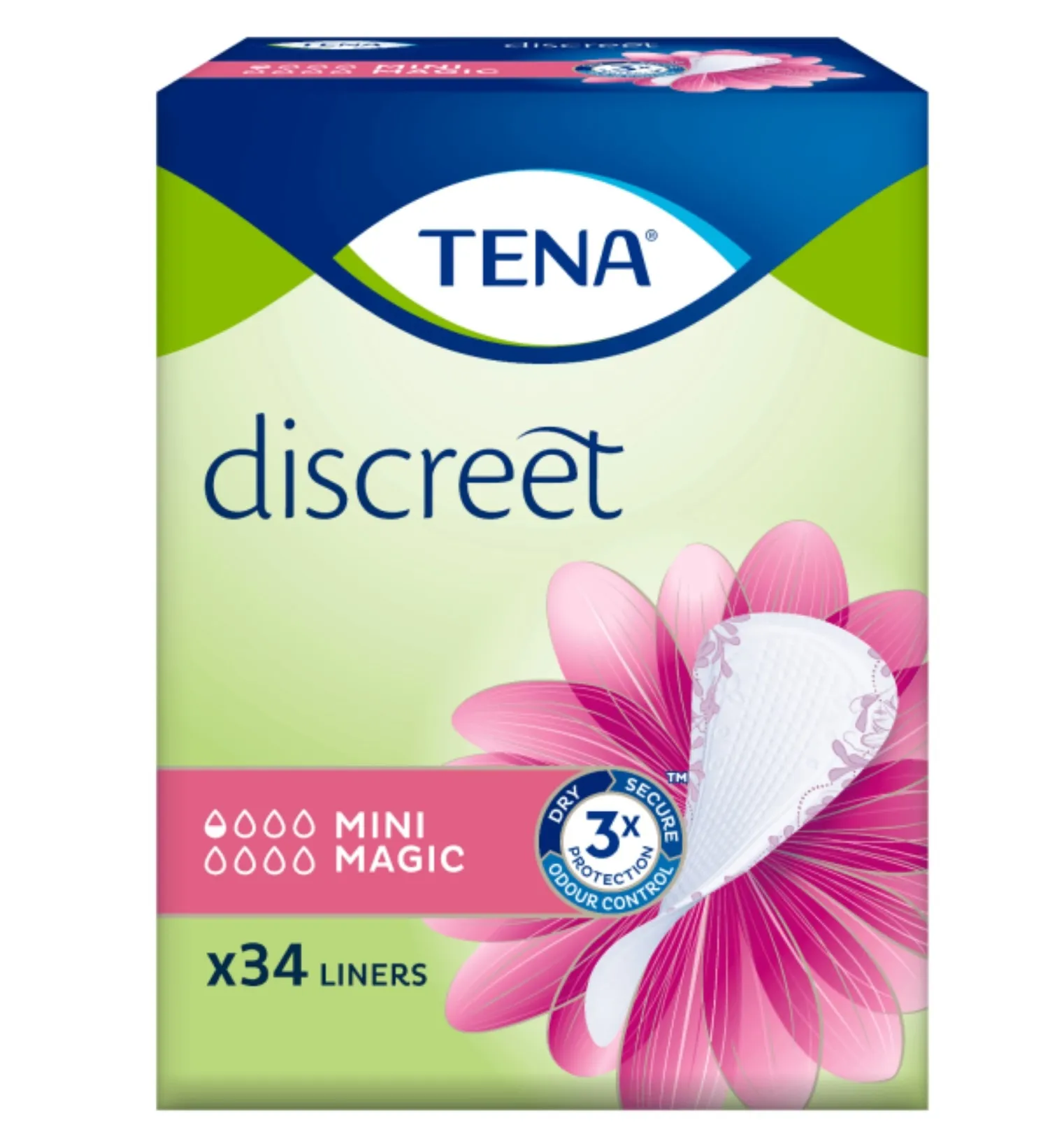 TENA įklotai DISCREET MINI MAGIC, N34 -  