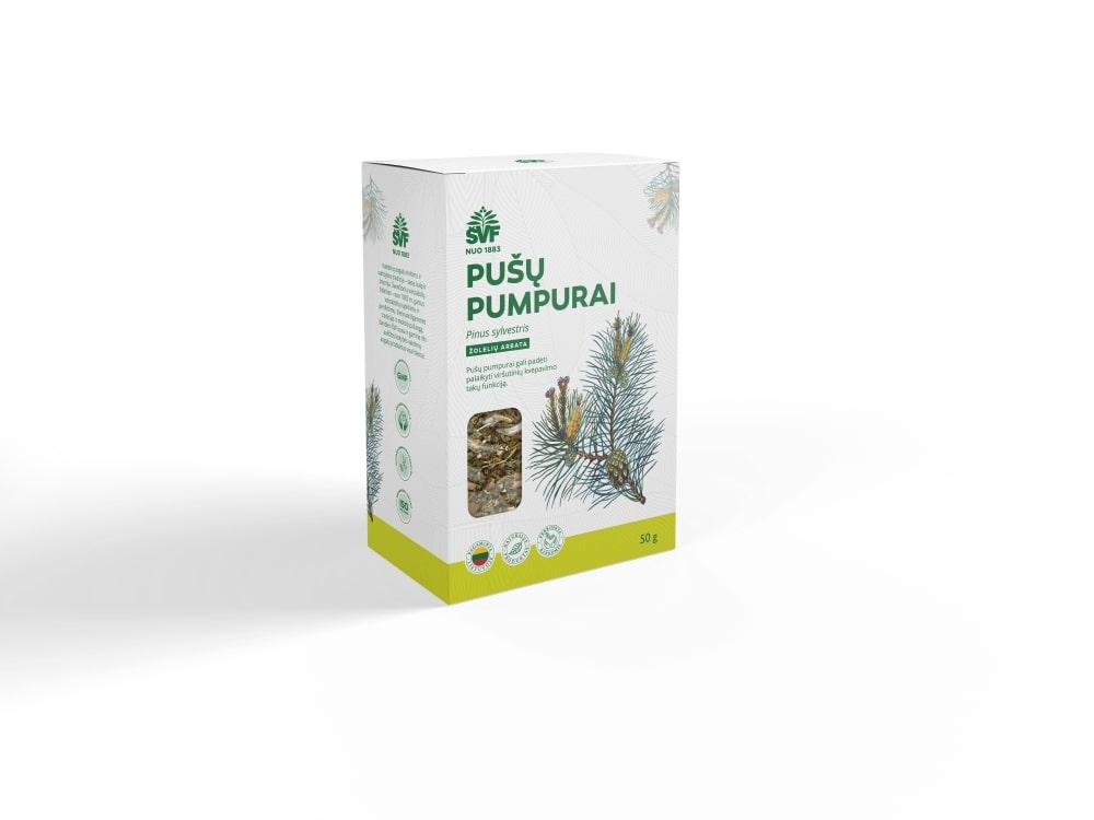 ŠVF žolelių arbata PUŠŲ PUMPURAI, 50g -  