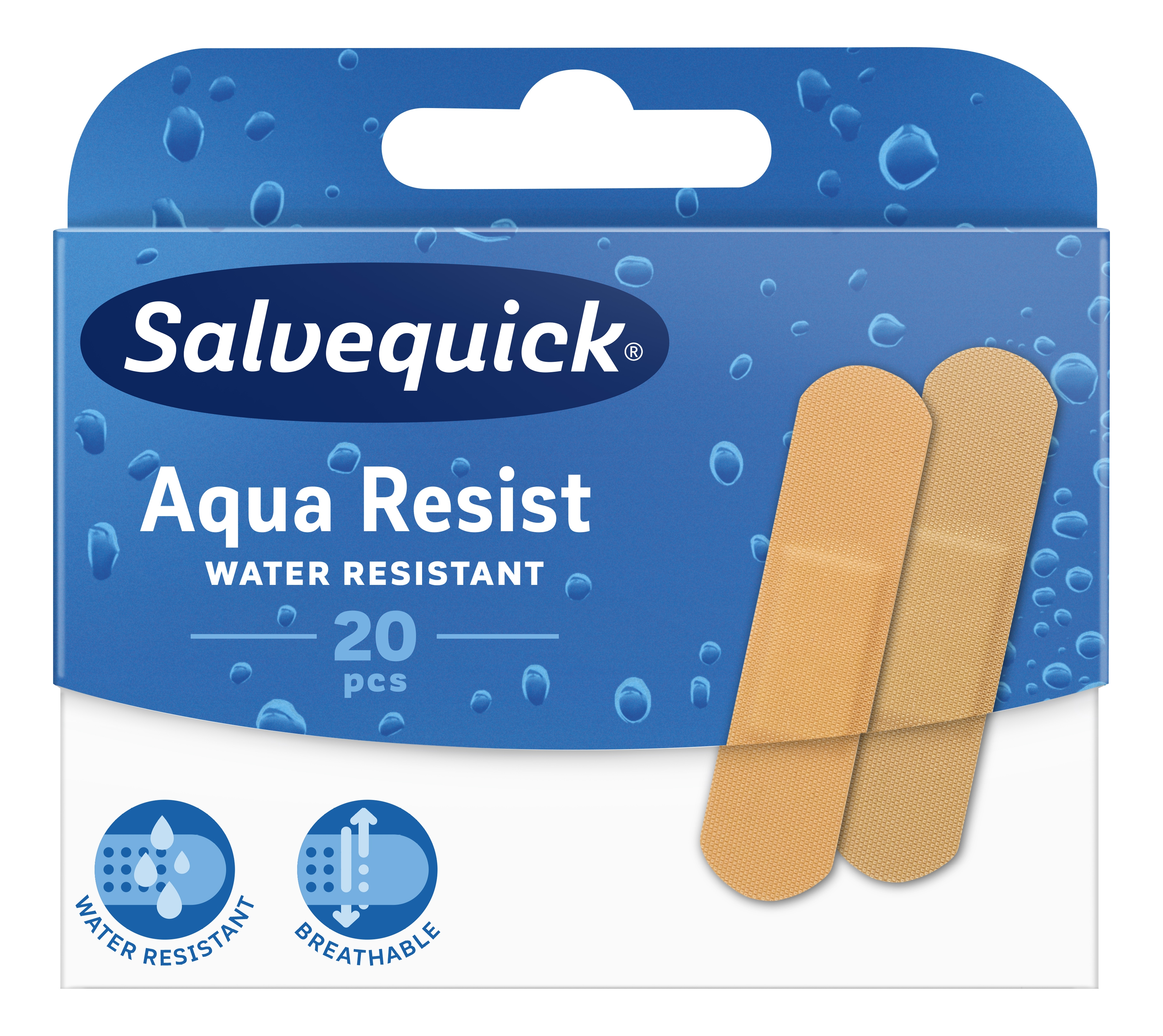 Salvequick „Aqua Resist“ pleistrų rinkinys, N20 -  