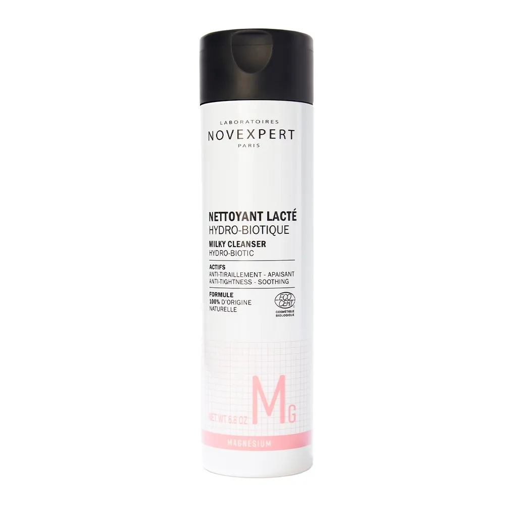 NOVEXPERT hipoalergiškas valomasis veido pienelis su magniu, 200ml -  