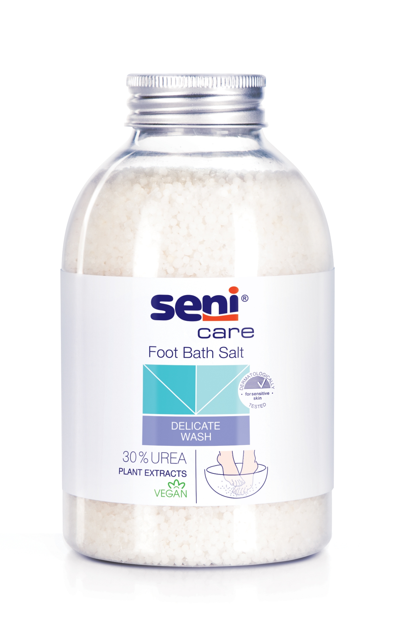 SENI Care druska pėdų vonioms su 30% šlapalo, 400 g -  