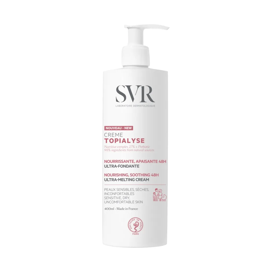 SVR kremas atopiškai ir sausai odai TOPIALYSE CREME, 400ml -  