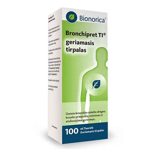 Bronchipret TI 150mg/15mg/g geriamasis tirpalas 100ml -  