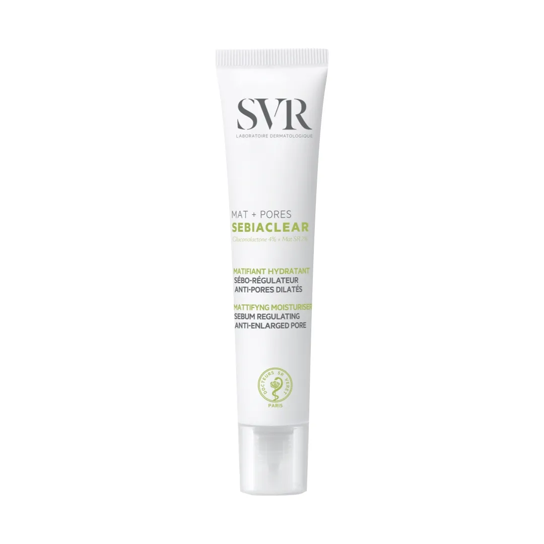 SVR veido kremas SEBIACLEAR MAT + PORES, 40ml -  