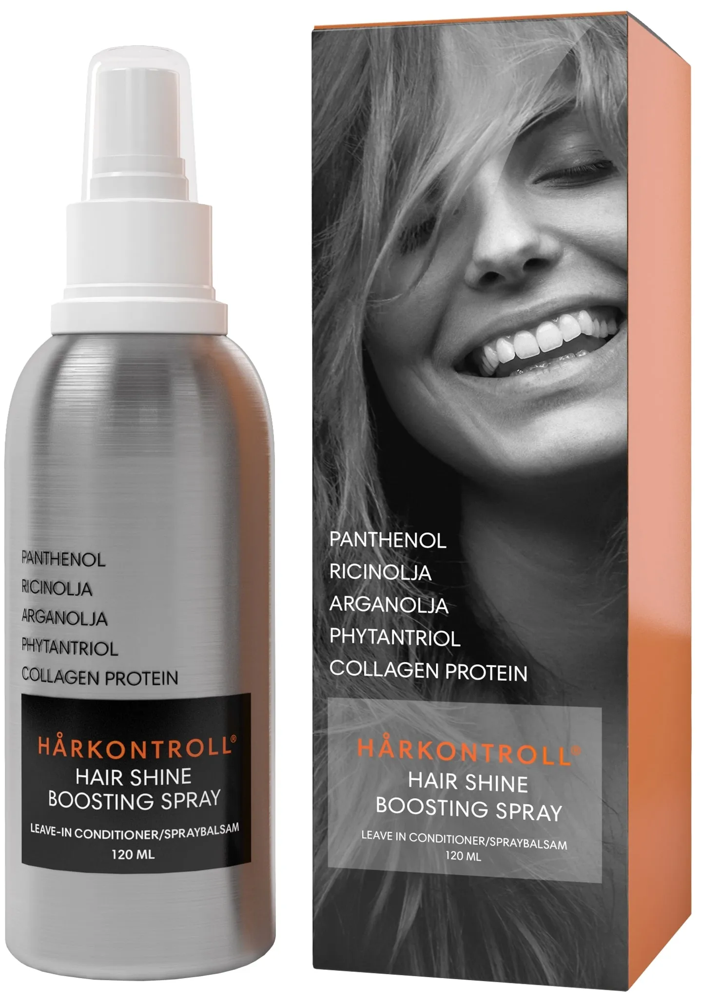 HÅRKONTROLL Blizgesio Plaukams Suteikianti Priemonė, 120ml -  