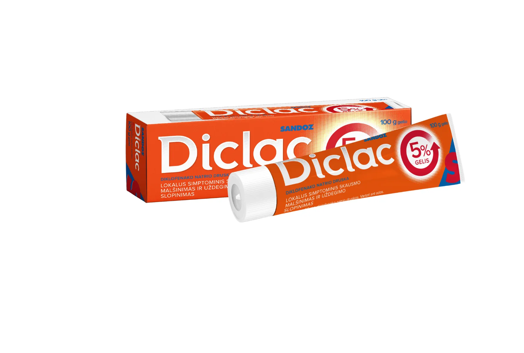 Diclac 50mg/g gelis 100g -  