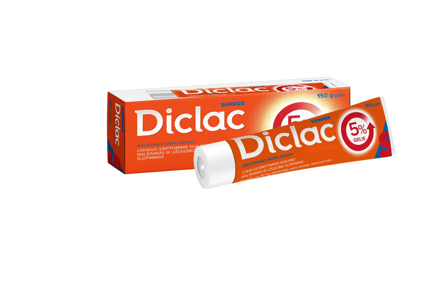 Diclac 5% gelis 150g -  