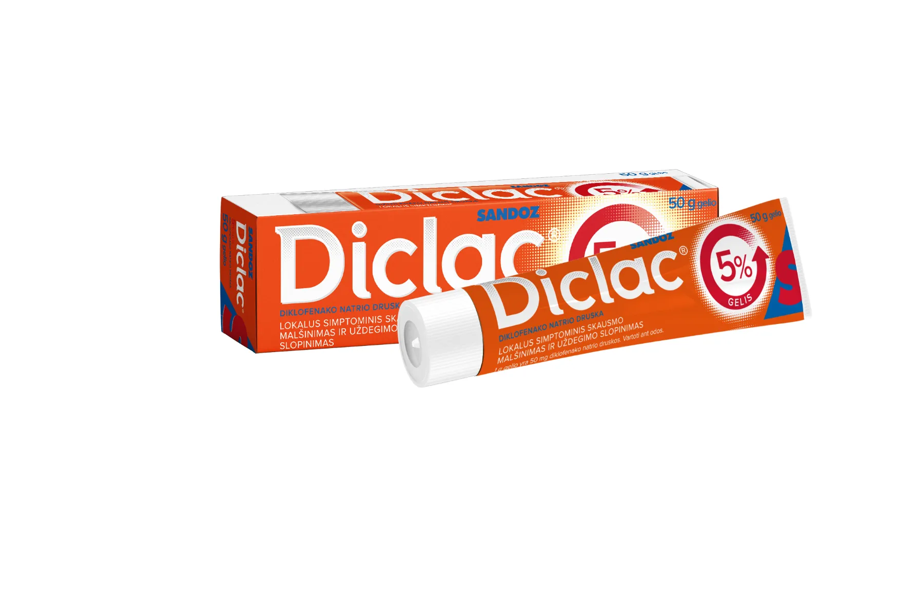 Diclac 50mg/g gelis 50g -  2