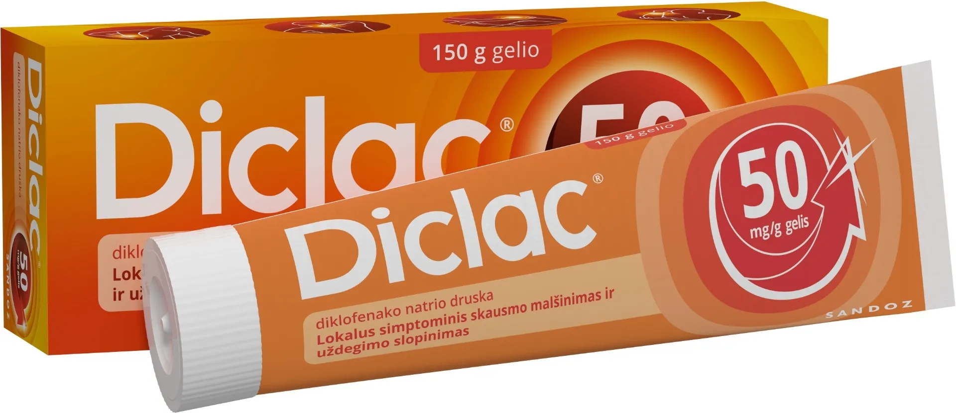 Diclac 5% gelis 150g -  1