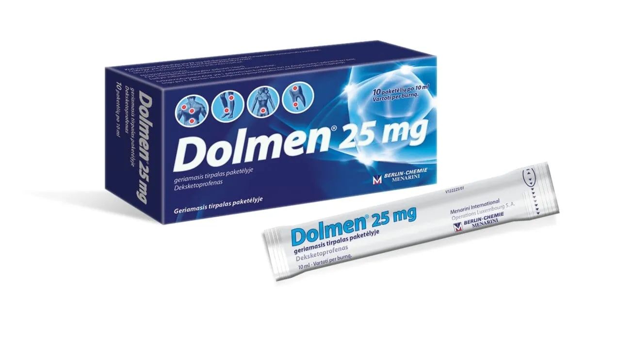 Dolmen 25mg geriamasis tirpalas paketėlyje 10ml N10 -  