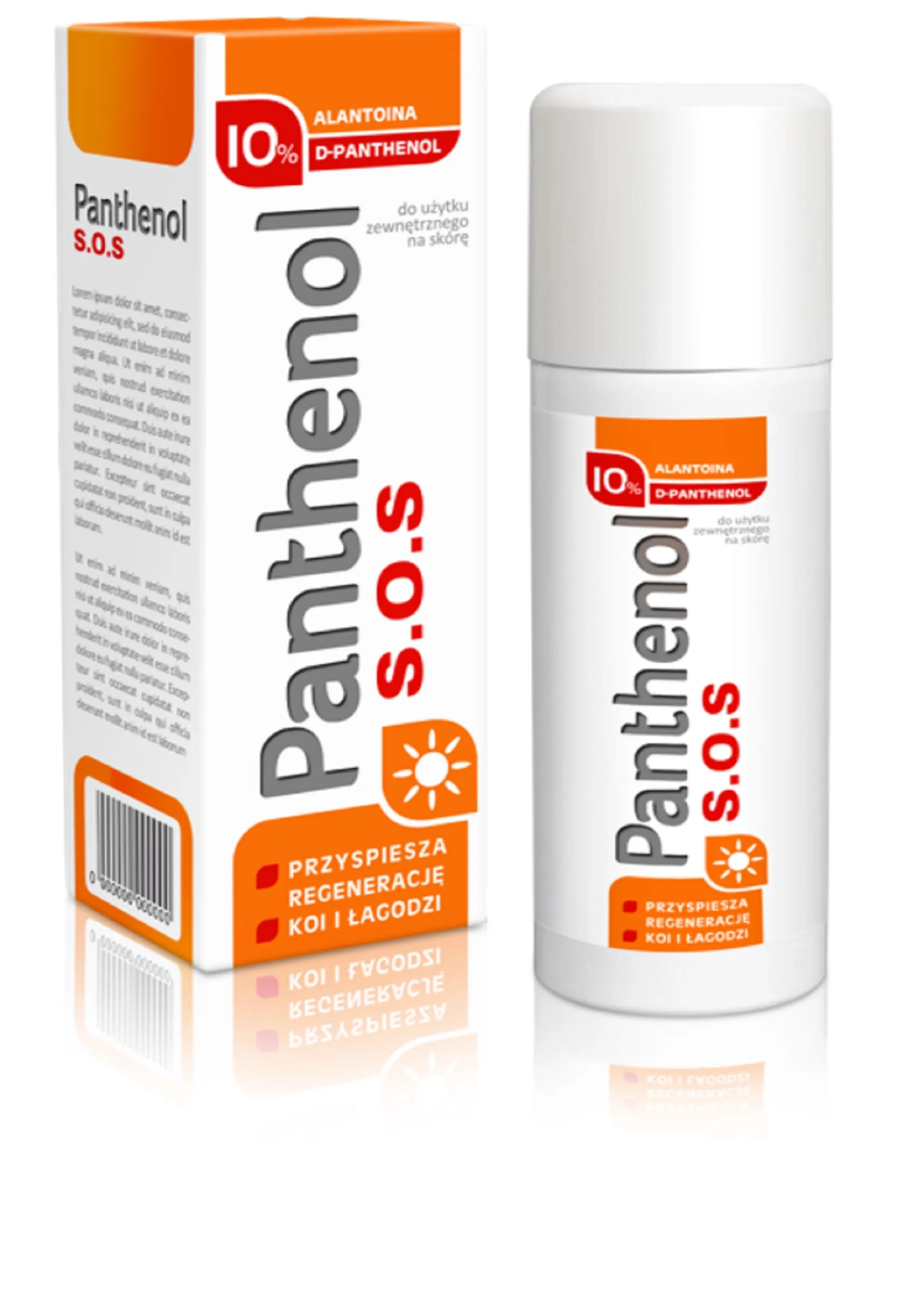 PAMEX purškiamosios odos putos PANTHENOL S.O.S., 130g -  