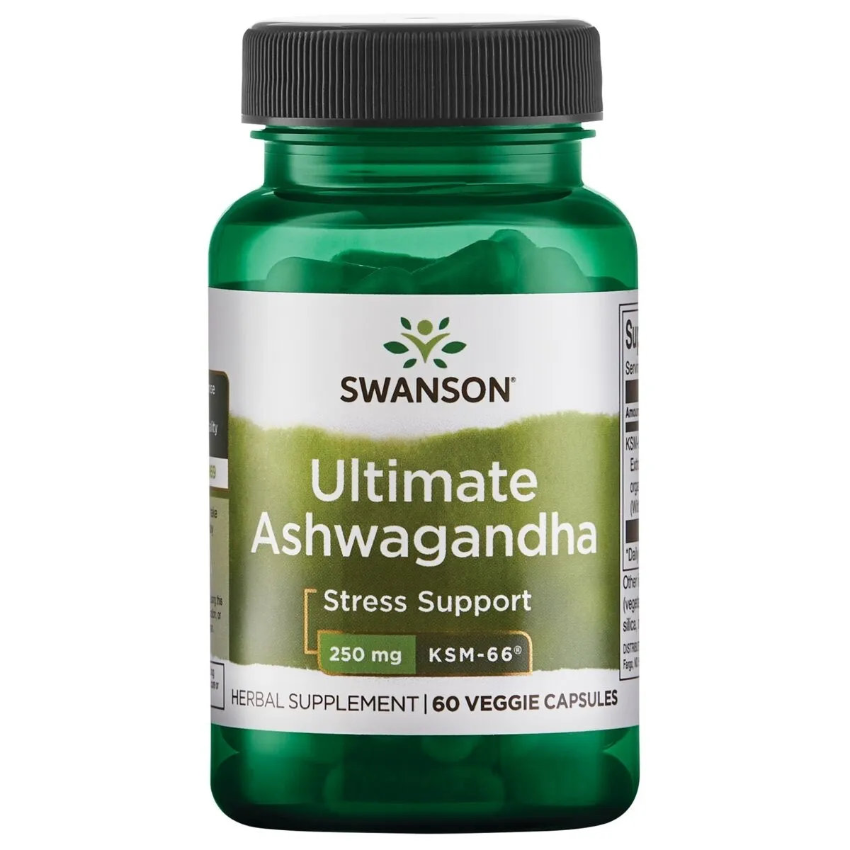 SWANSON AŠVAGANDA (ASHWAGANDHA) KSM-66 EKSTRAKTAS -  