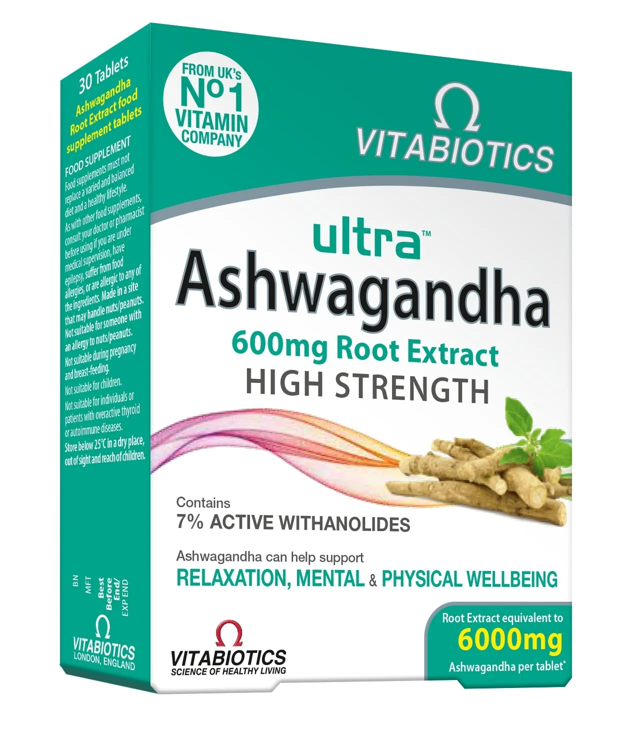 ULTRA AŠVAGANDA (ASHWAGANDHA) 600 mg N30 -  