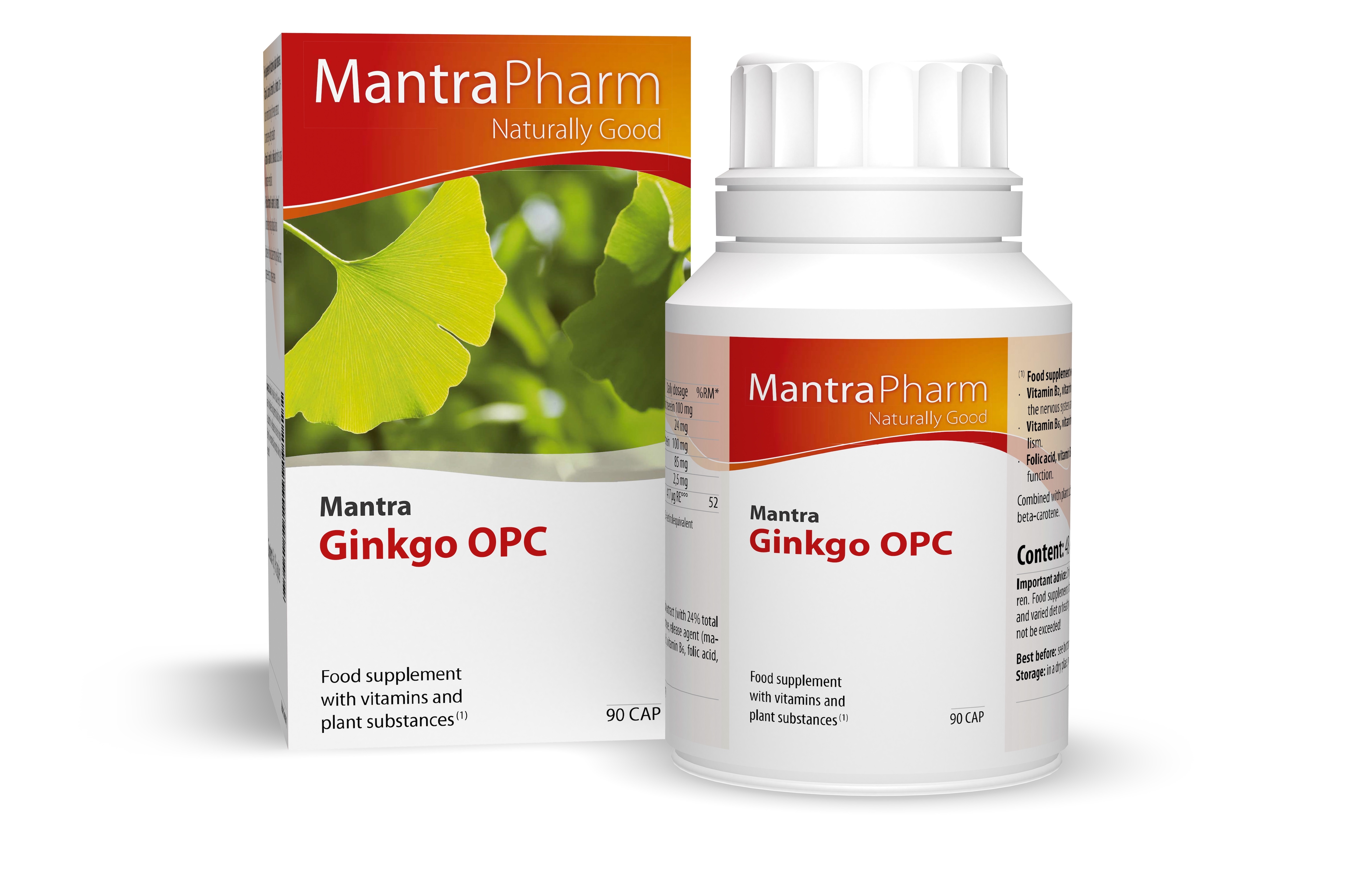 MANTRA GINKGO OPC, 90 kapsulių -  