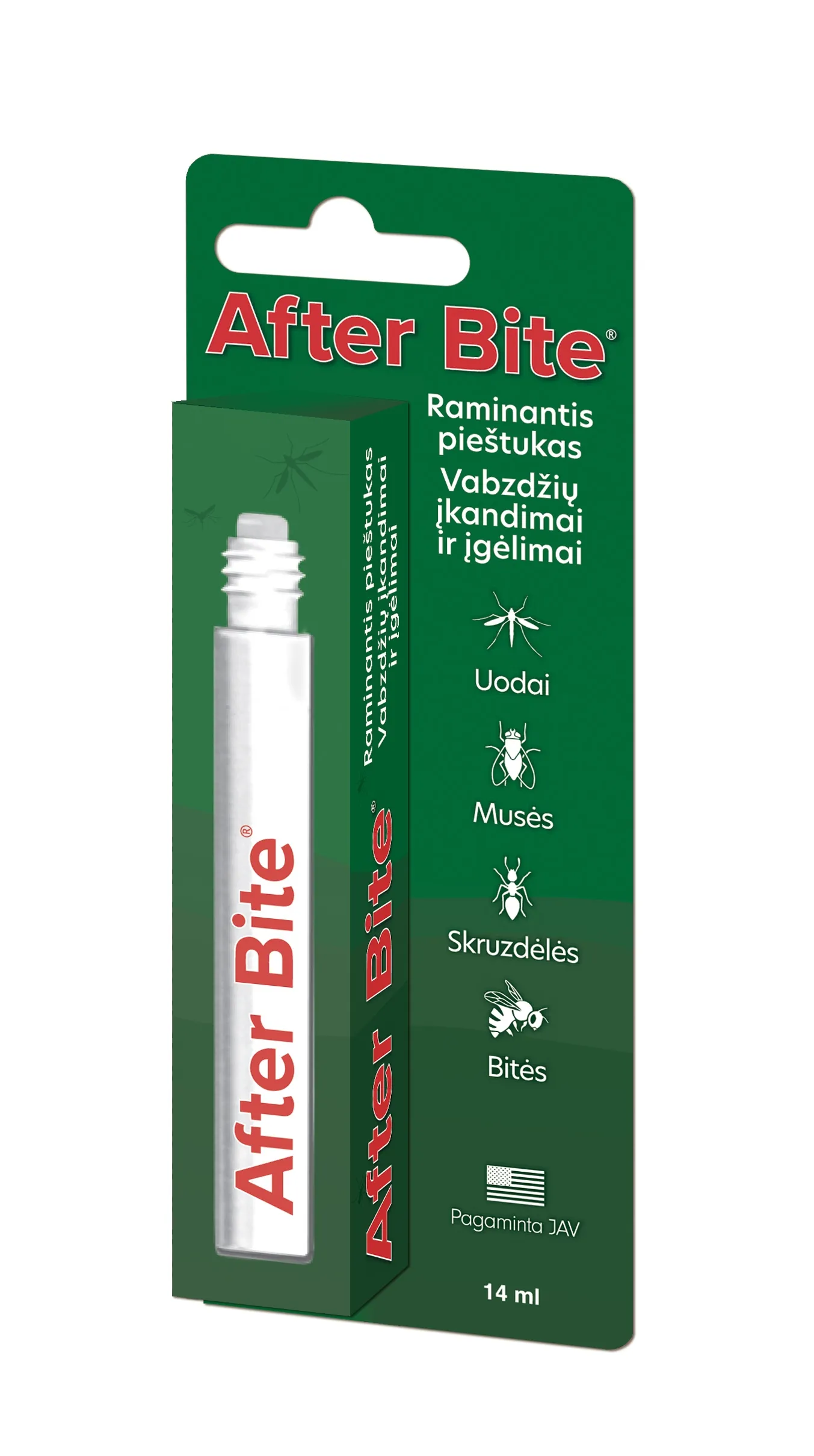 AFTER BITE odos pieštukas po vabzdžių įkandimo, 14 ml -  