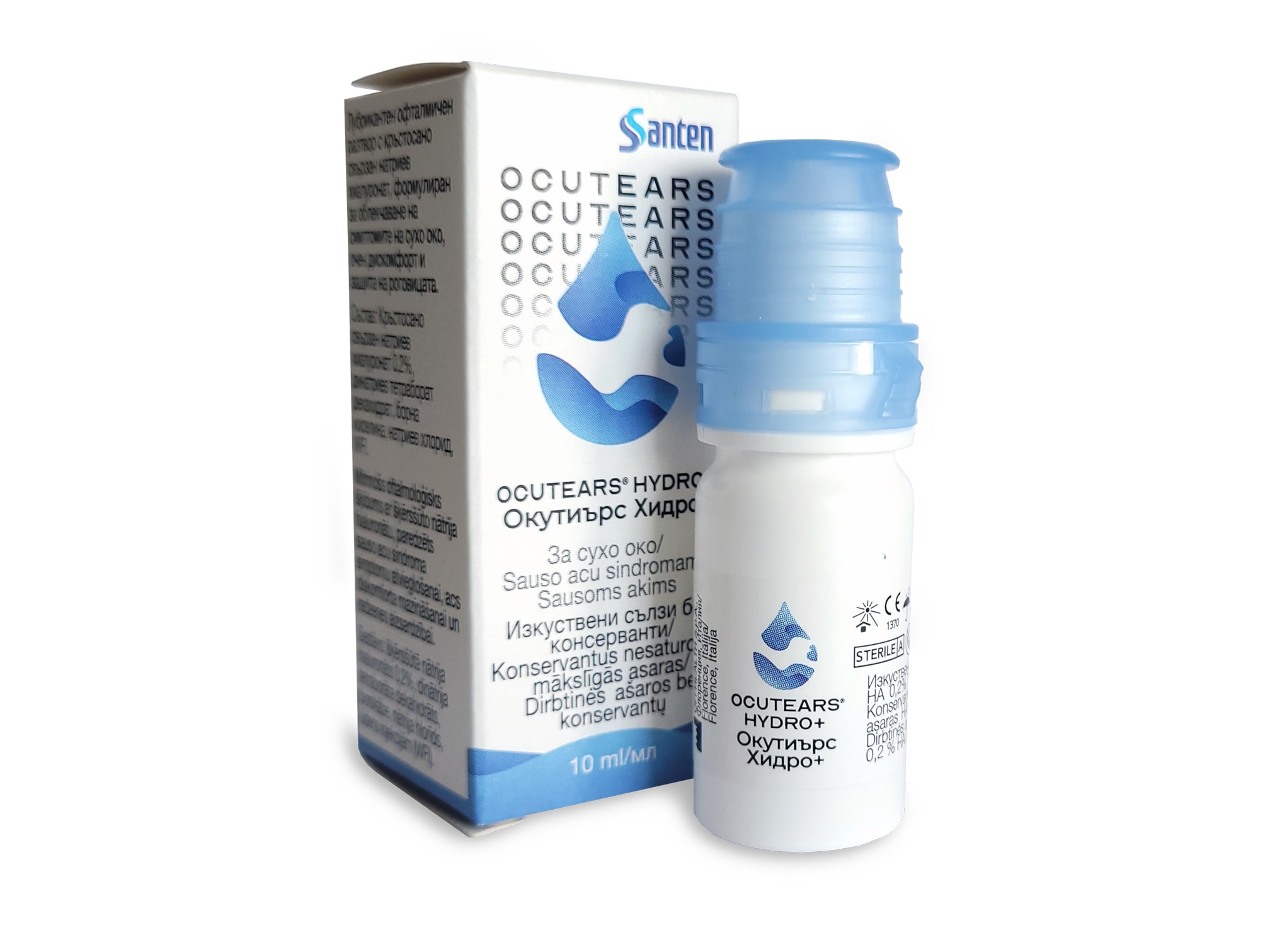 Ocutears Hydro+ drėkinamasis akių tirpalas, 10ml -  