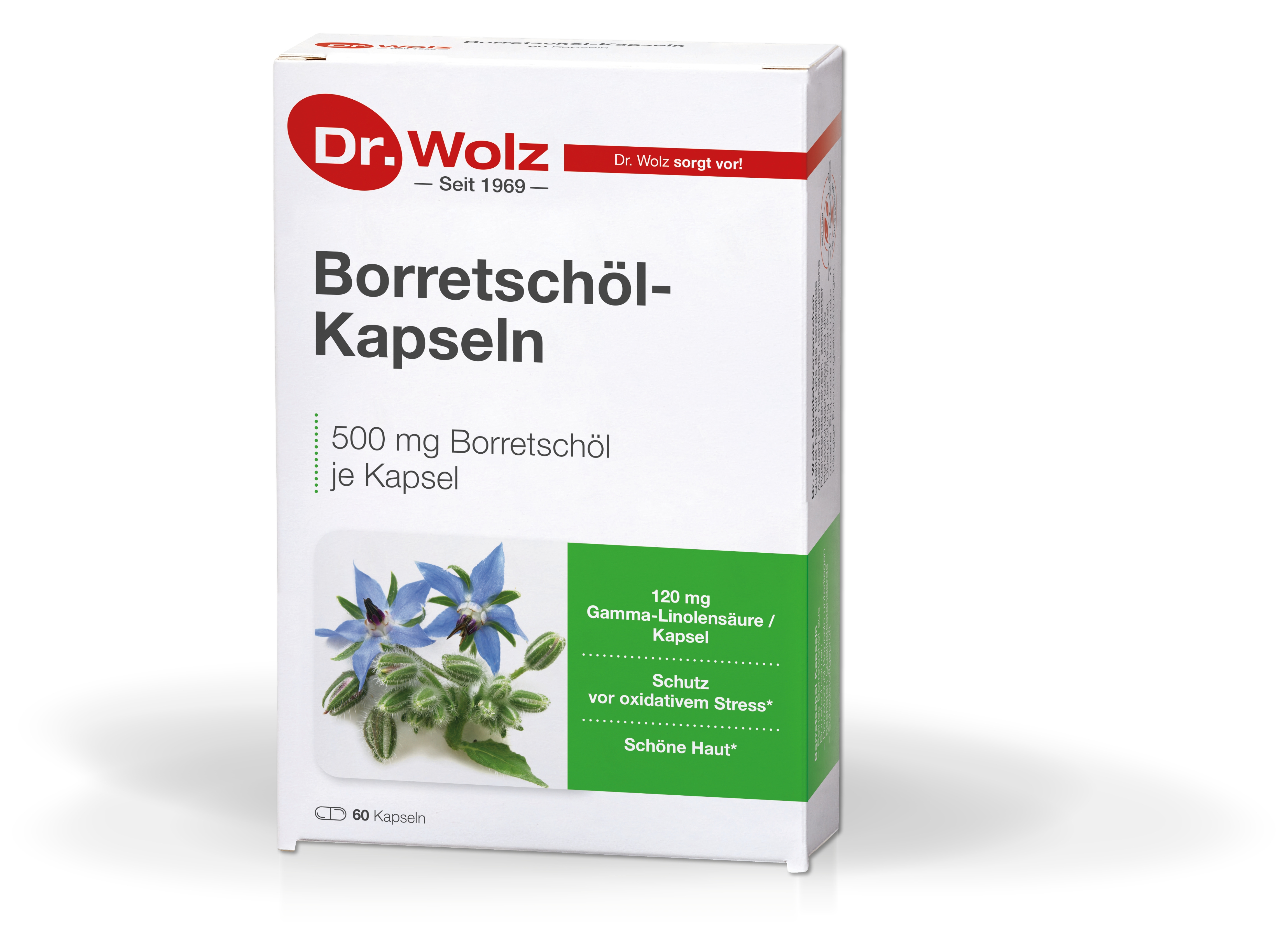 Dr. Wolz Borretschol-Kapseln 500mg N60 -  