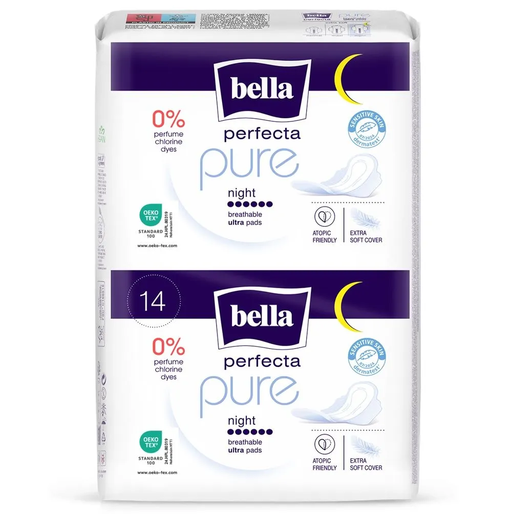BELLA PERFECTA PURE NIGHT, higieniniai paketai, N14 -  2