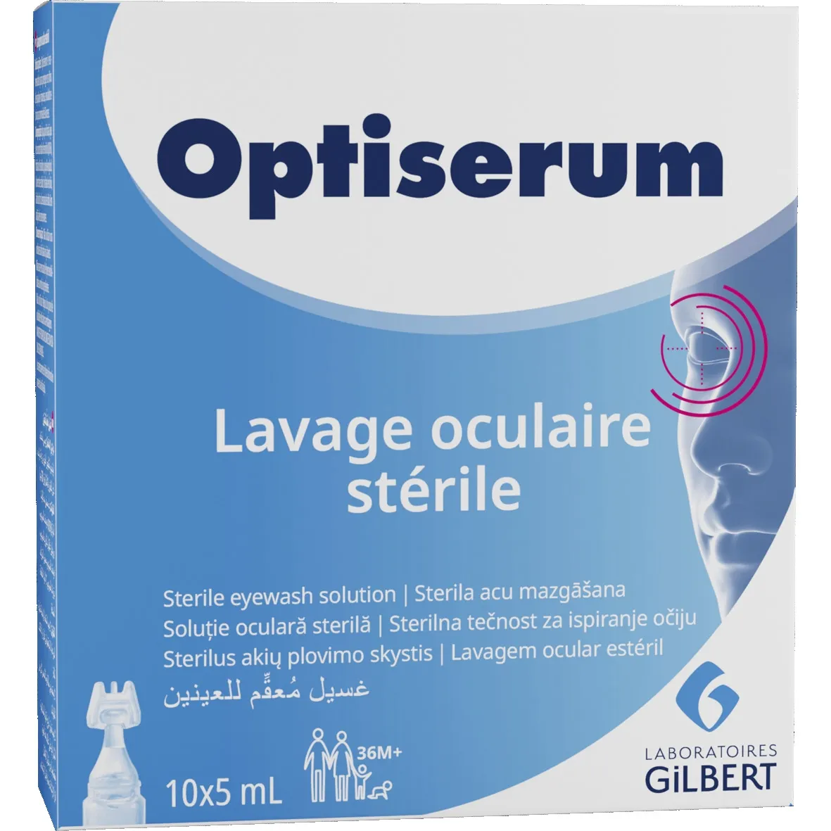 OPTISERUM akių lašai, 5ml x N10 -  