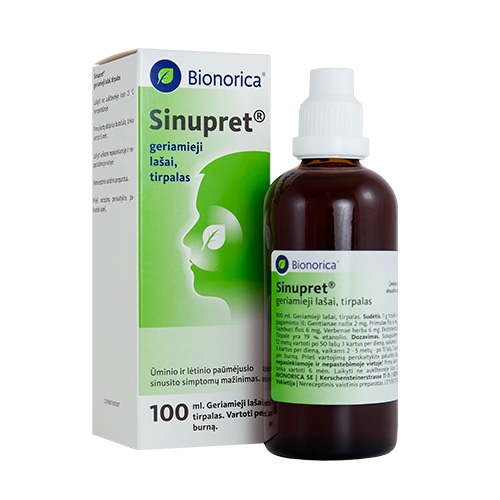 Sinupret geriamieji lašai, tirpalas 100ml -  