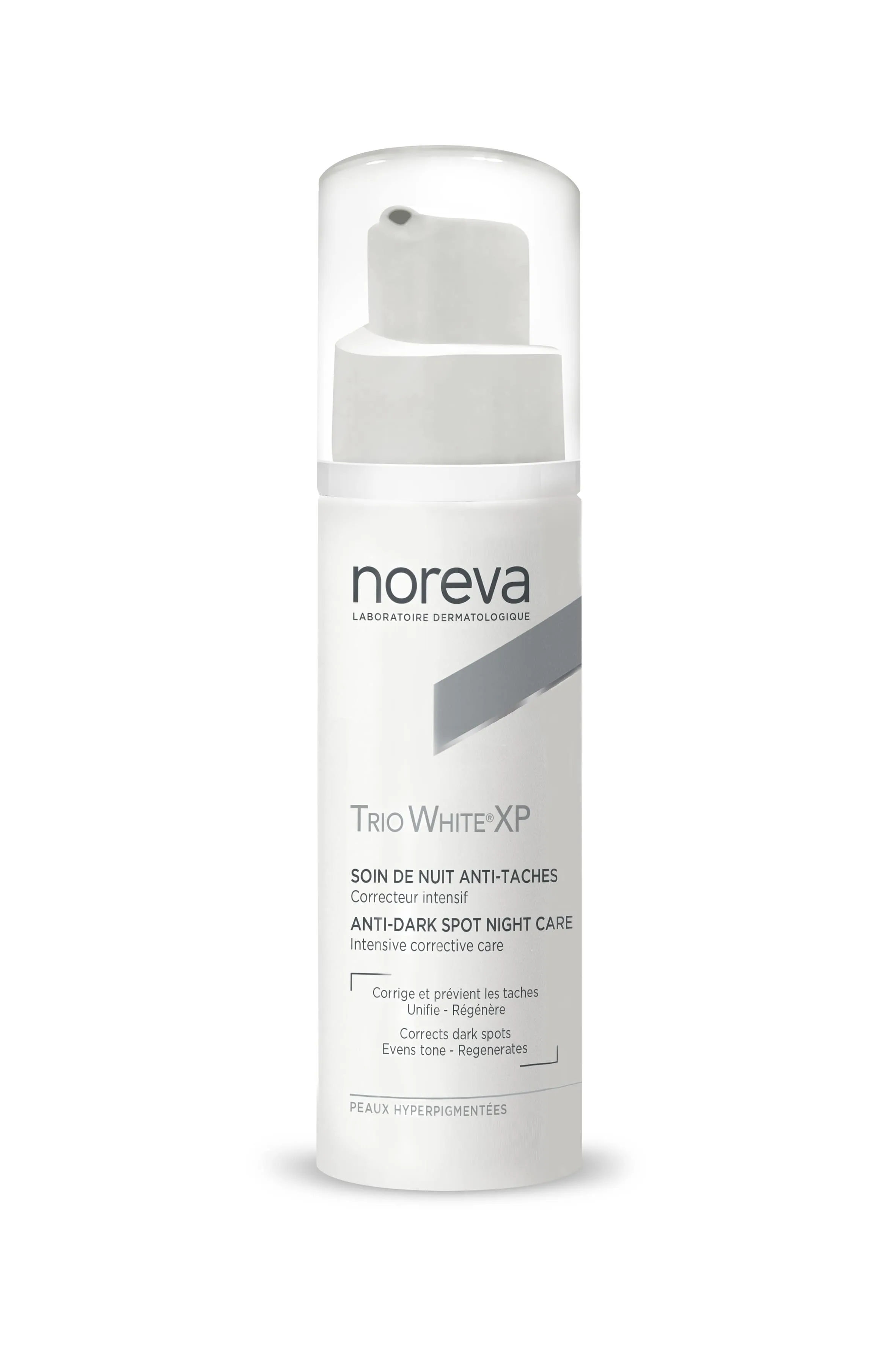 NOREVA naktinis pigmentines dėmes šalinantis kremas TRIO WHITE XP 30ml -  