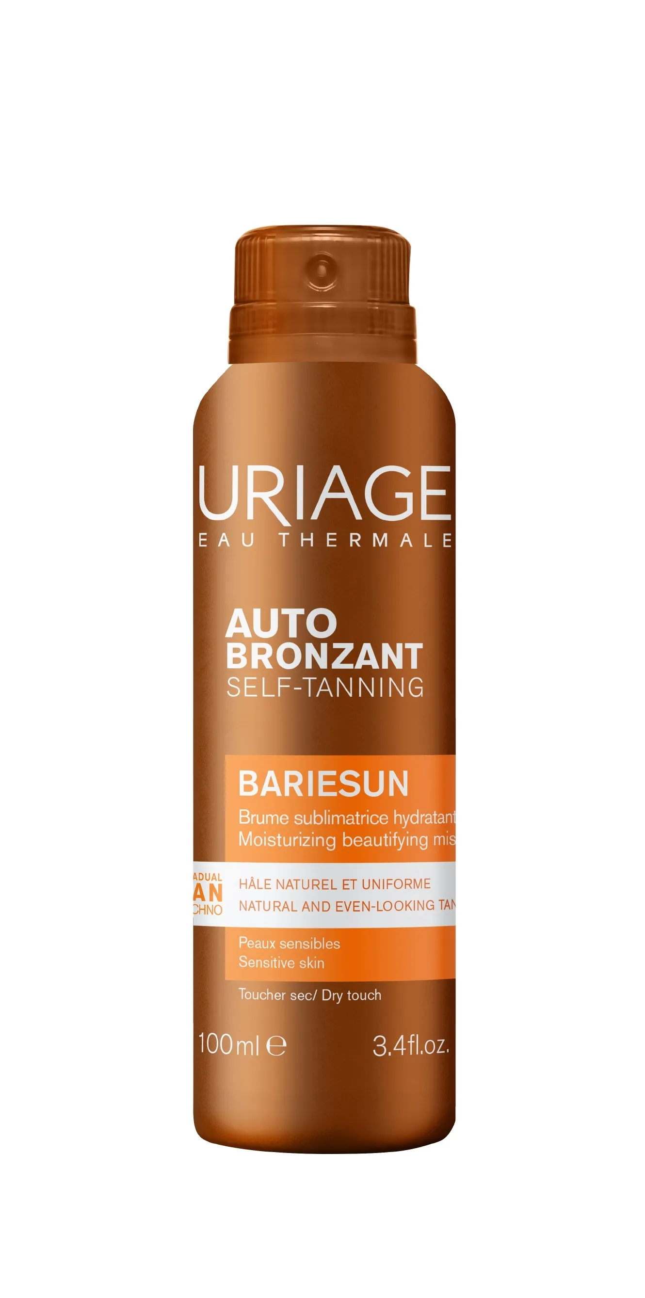 URIAGE, savaiminio įdegio purškalas BARIENSUN AUTOBRONZANT, 100ml -  