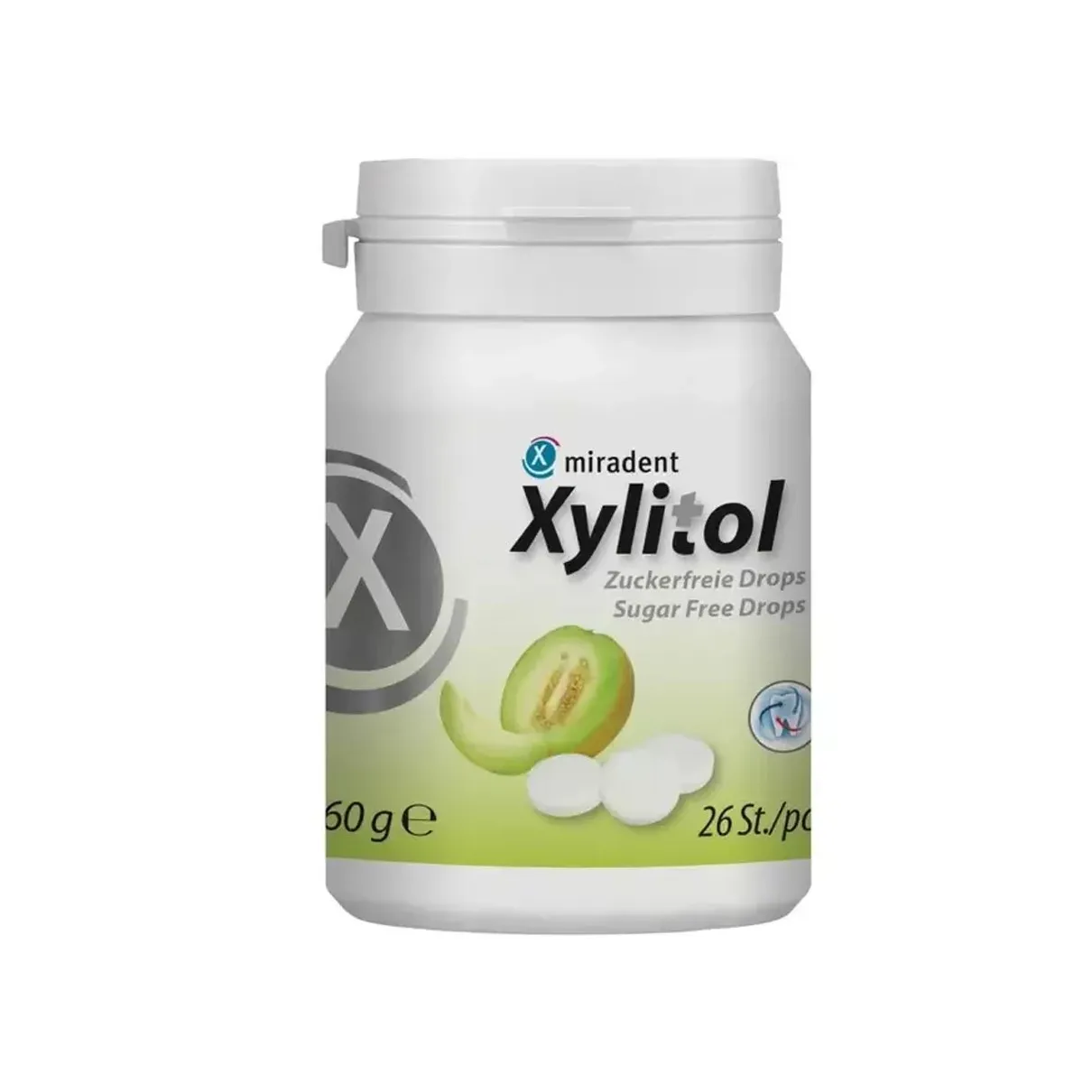 XYLITOL pastilės su ksilitoliu, melionų skonio, N26 -  