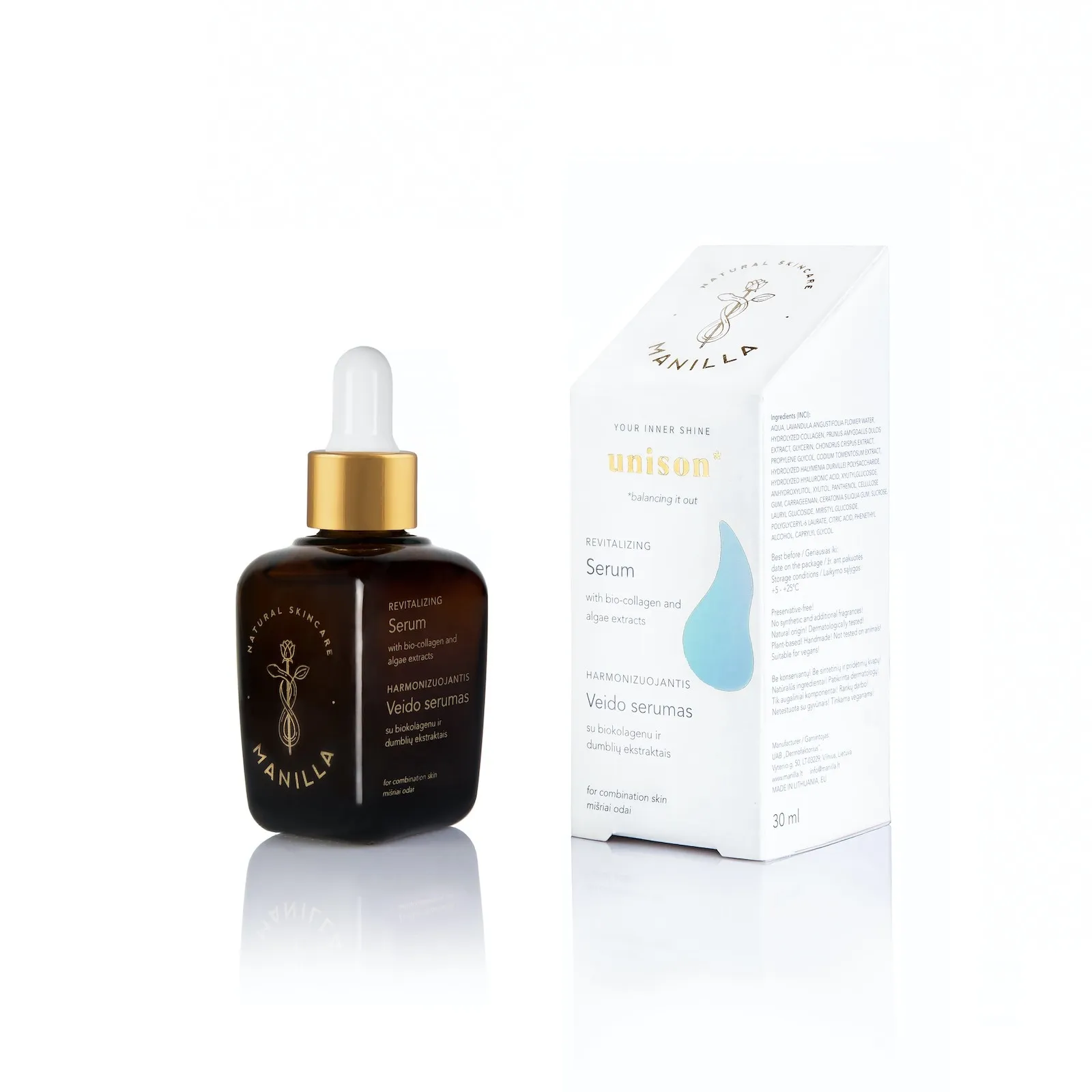 MANILLA harmonizuojantis veido serumas UNISON, 30ml -  