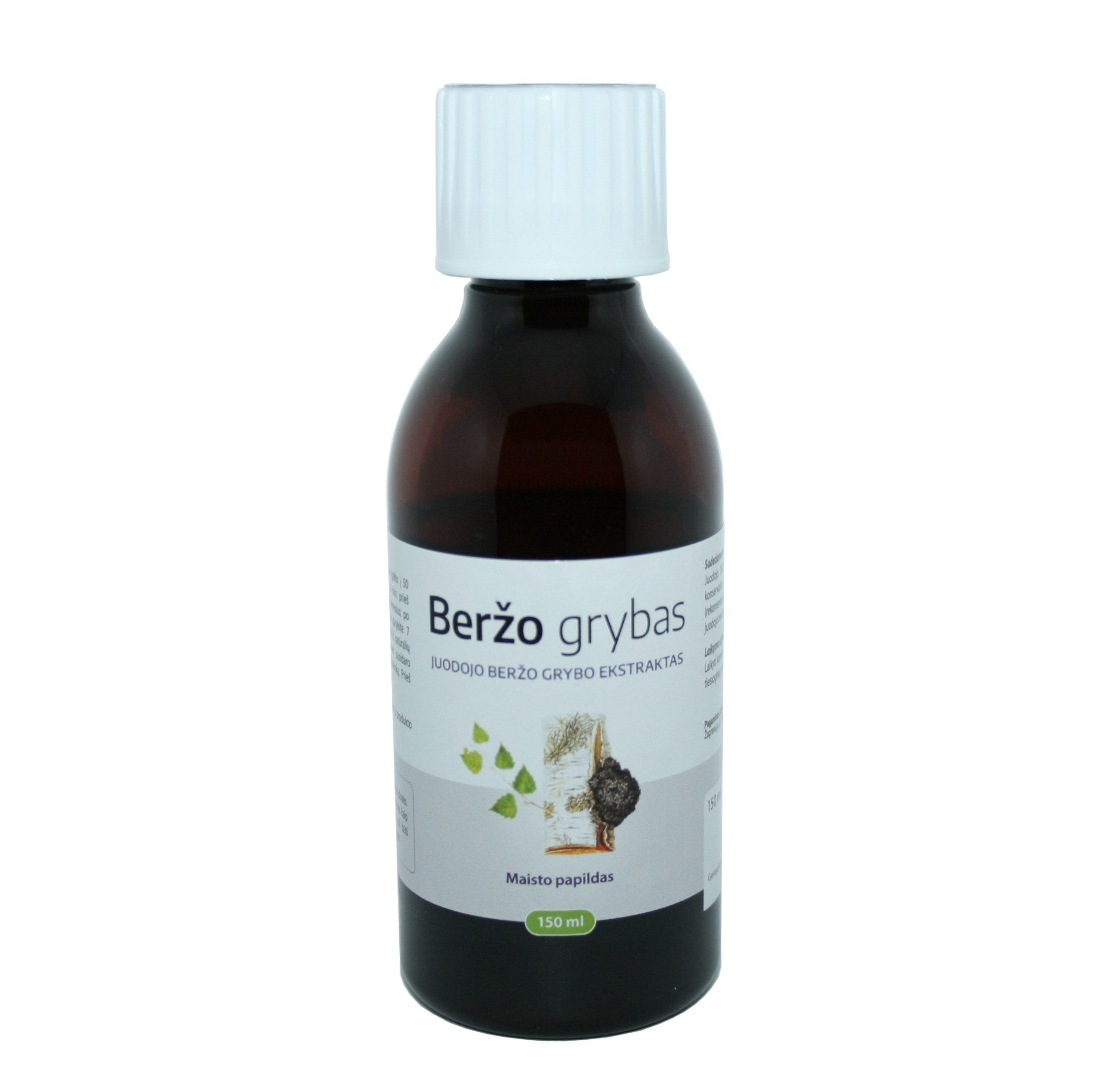Beržo grybas, geriamasis tirpalas 150 ml -  
