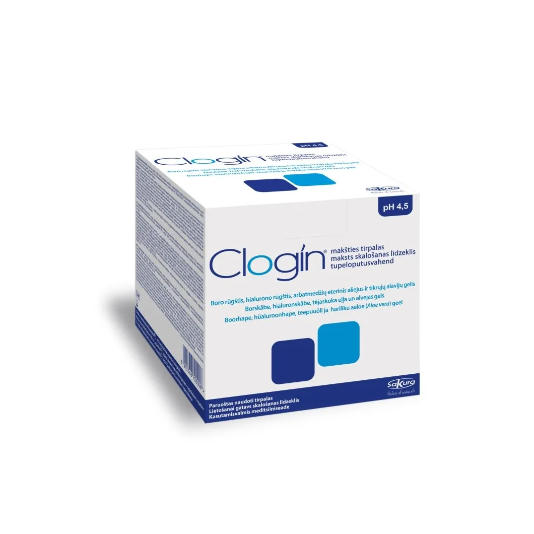 CLOGIN, makšties tirpalas, 5 buteliukai po 100 ml -  