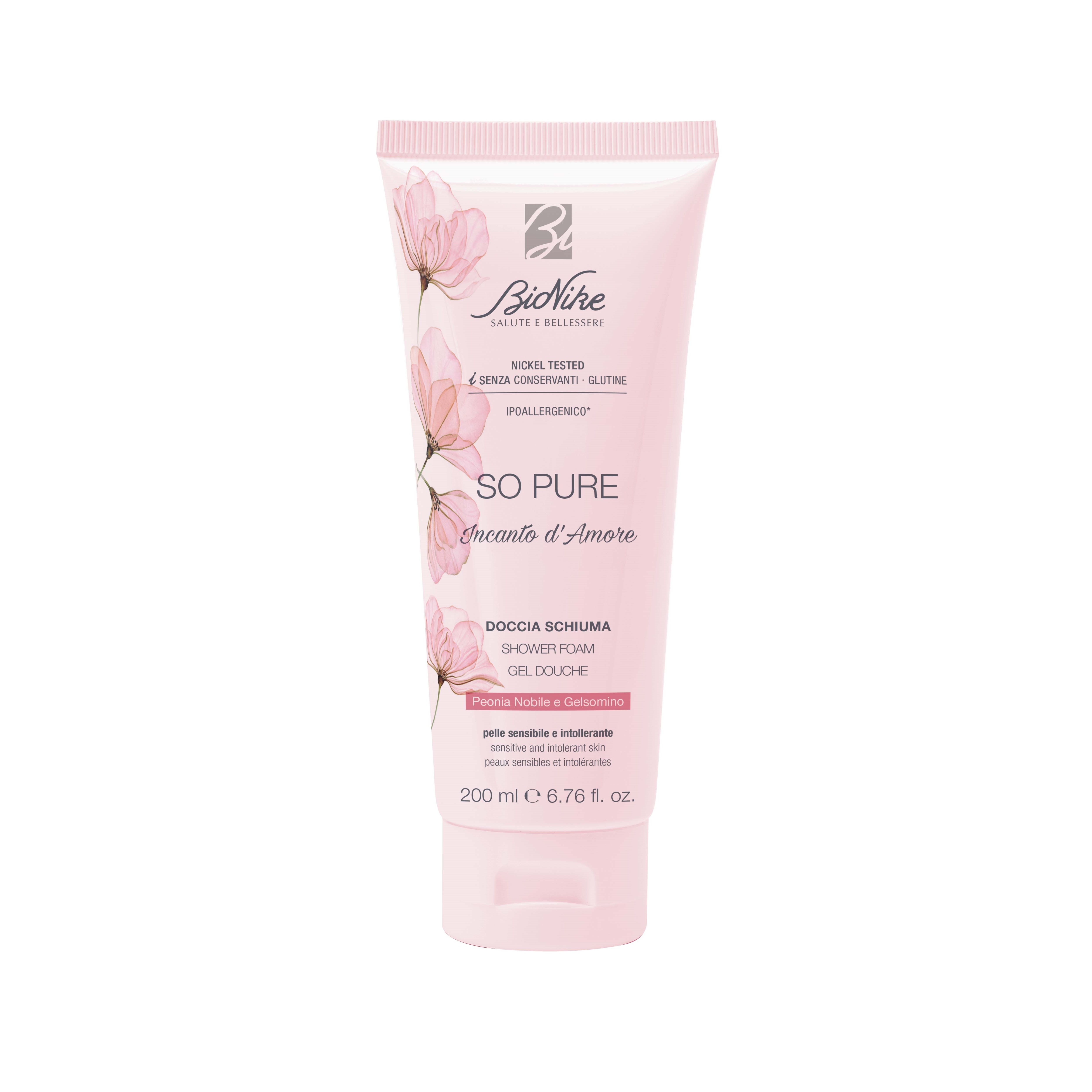 BIONIKE gėlių kvapo dušo želė SO PURE, 200ml -  