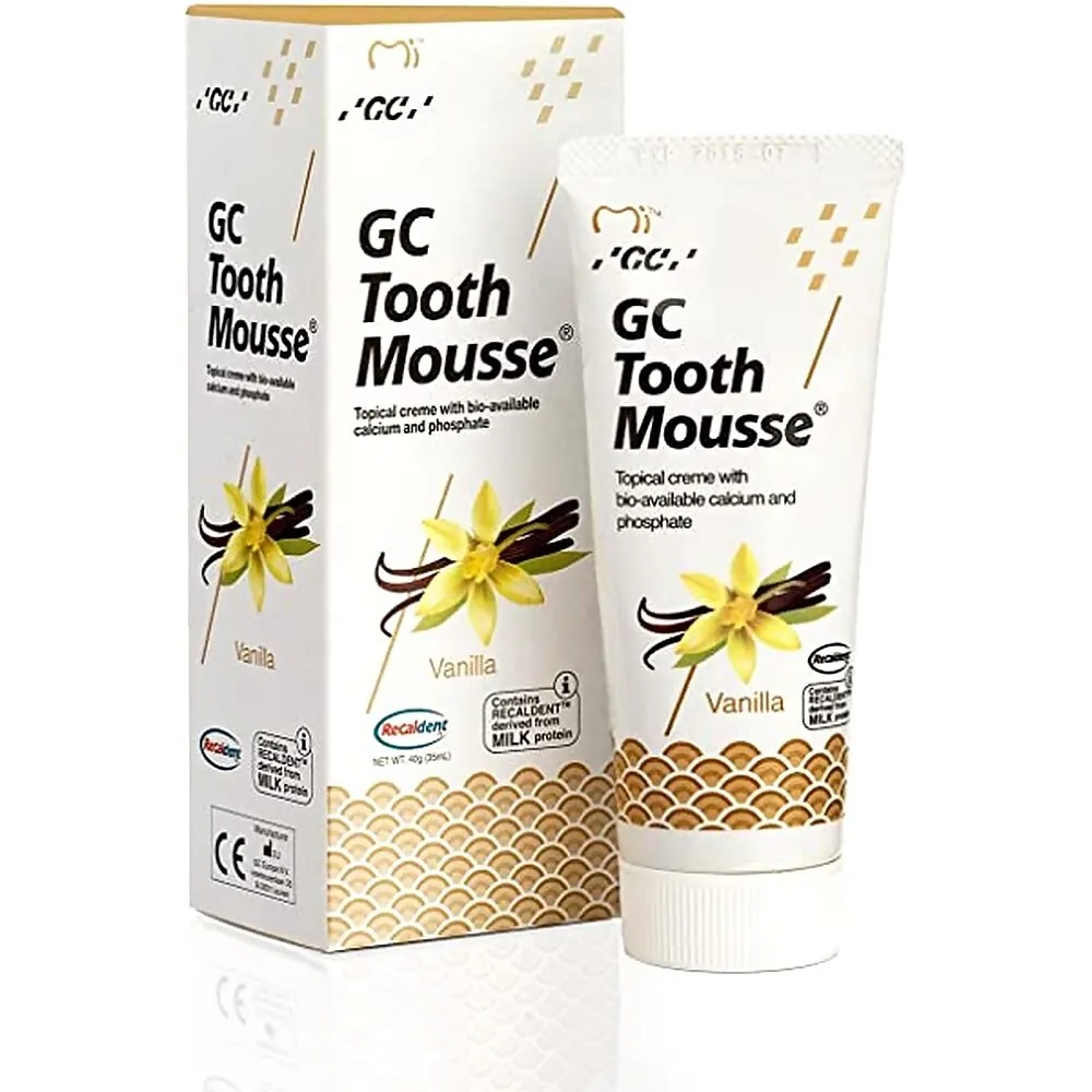GC paviršinis dantų kremas TOOTH MOUSSE, vanilės skonio, 35ml -  