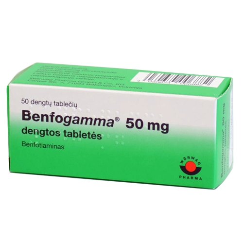 Benfogamma 50mg dengtos tabletės N50 -  