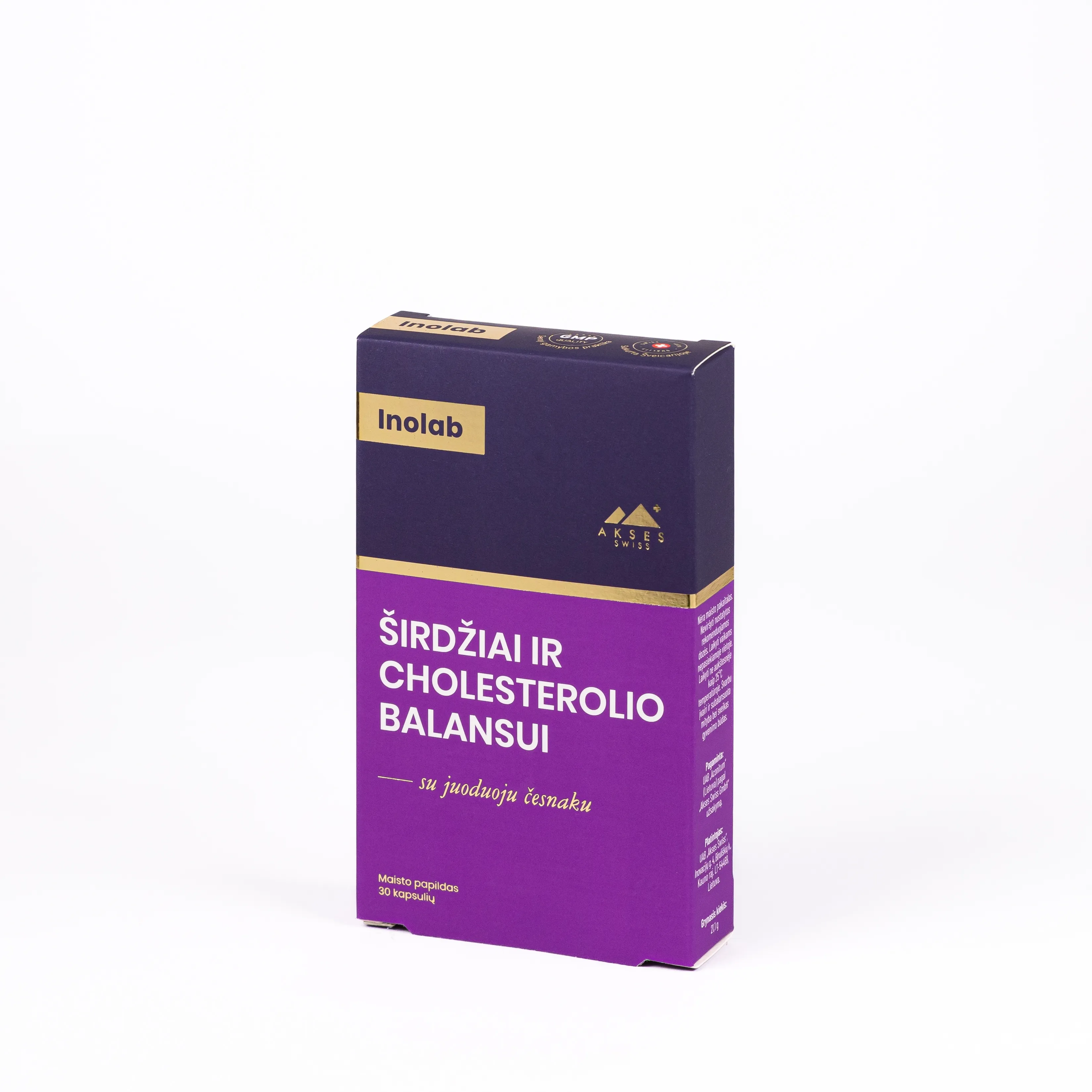 Inolab širdžiai ir cholesterolio balansui N30 -  