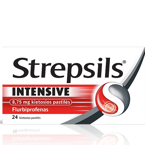 Strepsils Intensive 8,75mg pastilės N24 -  