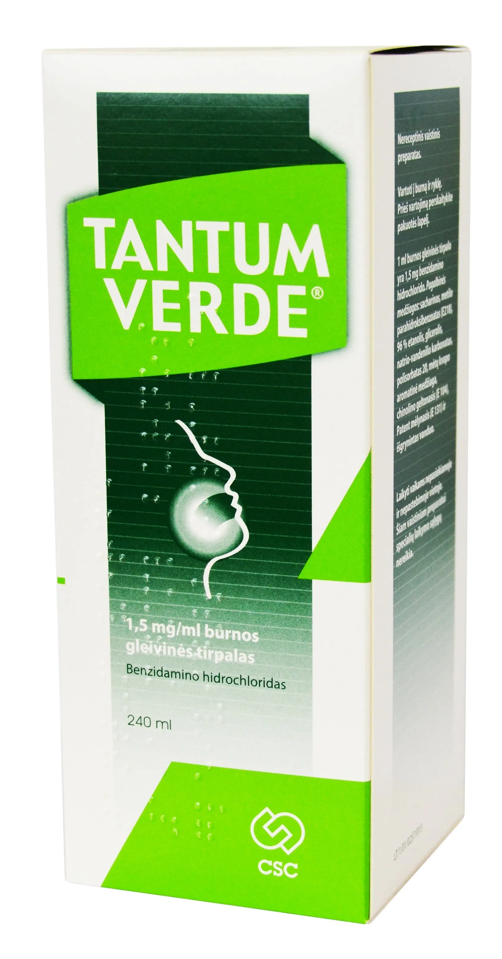 Tantum Verde 1,5mg/ml 240ml tirp. N1 -  