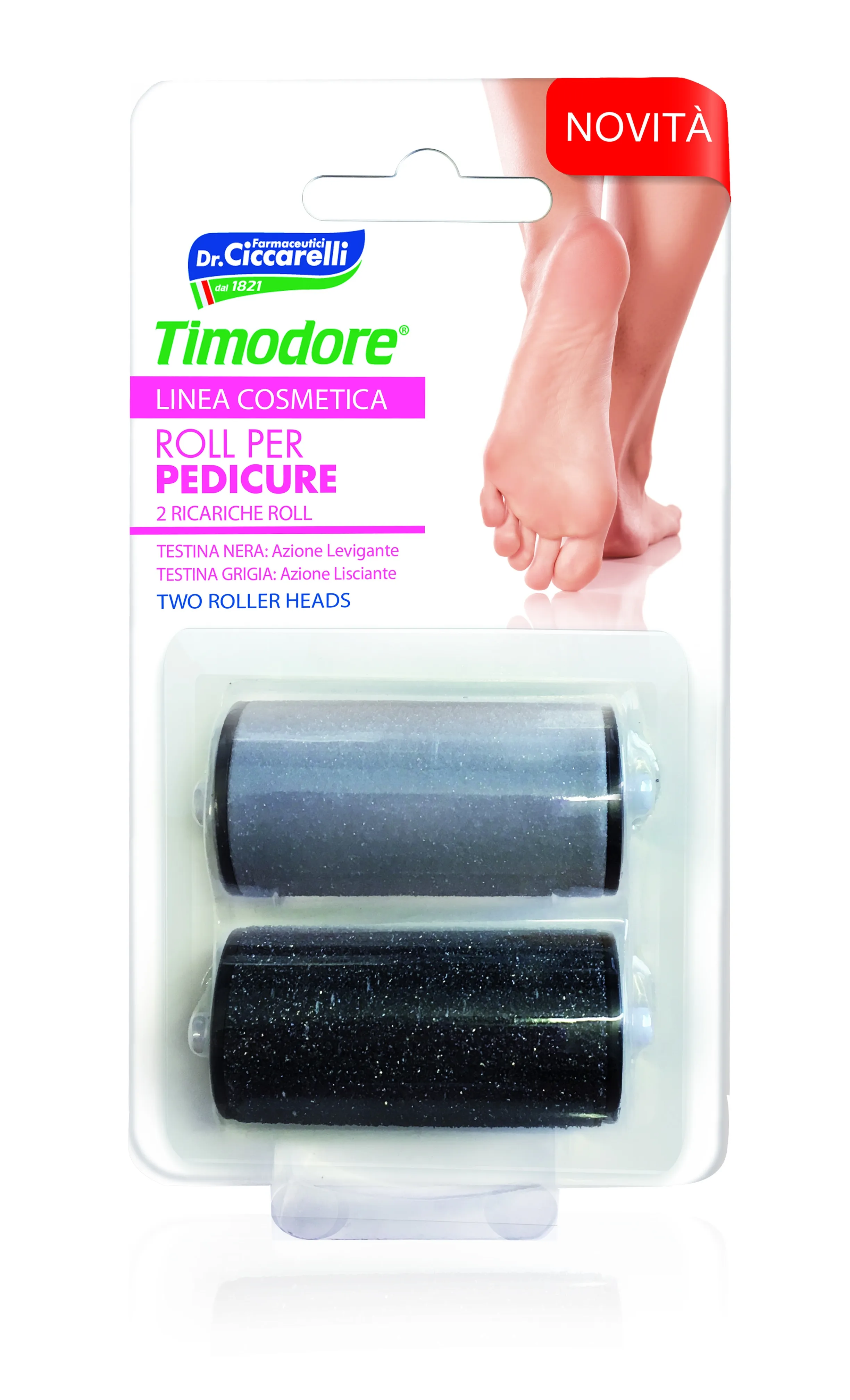 TIMODORE Pedicure ritininės galvutės, 2vnt. -  