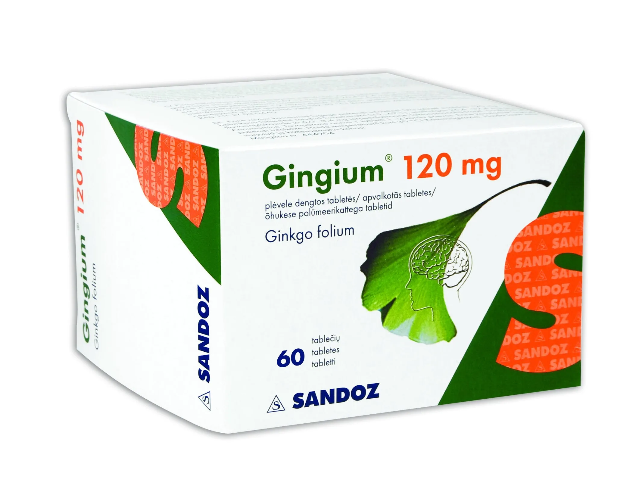 Gingium 120mg tab. N60 -  2