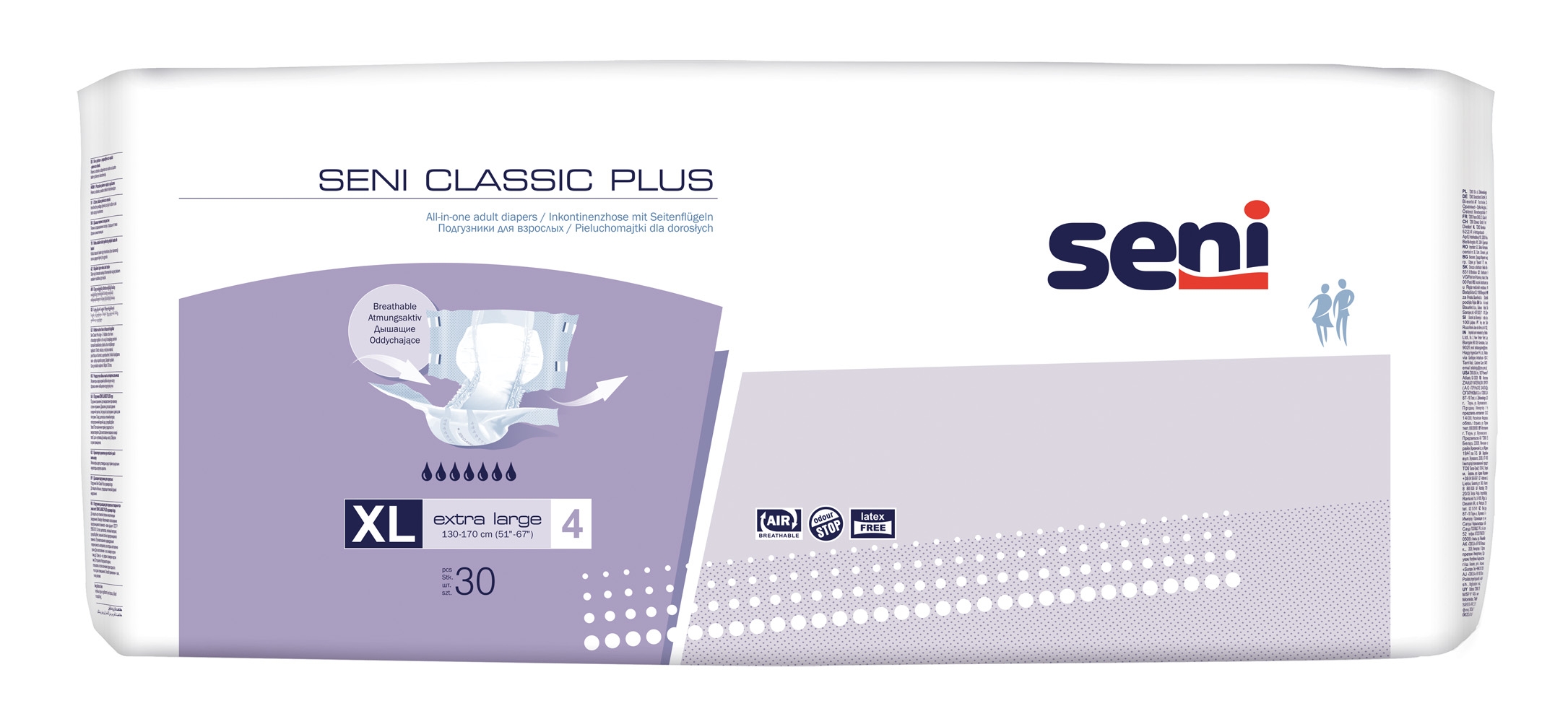 SENI Classic Plus XL sausk.suaug. N30 -  