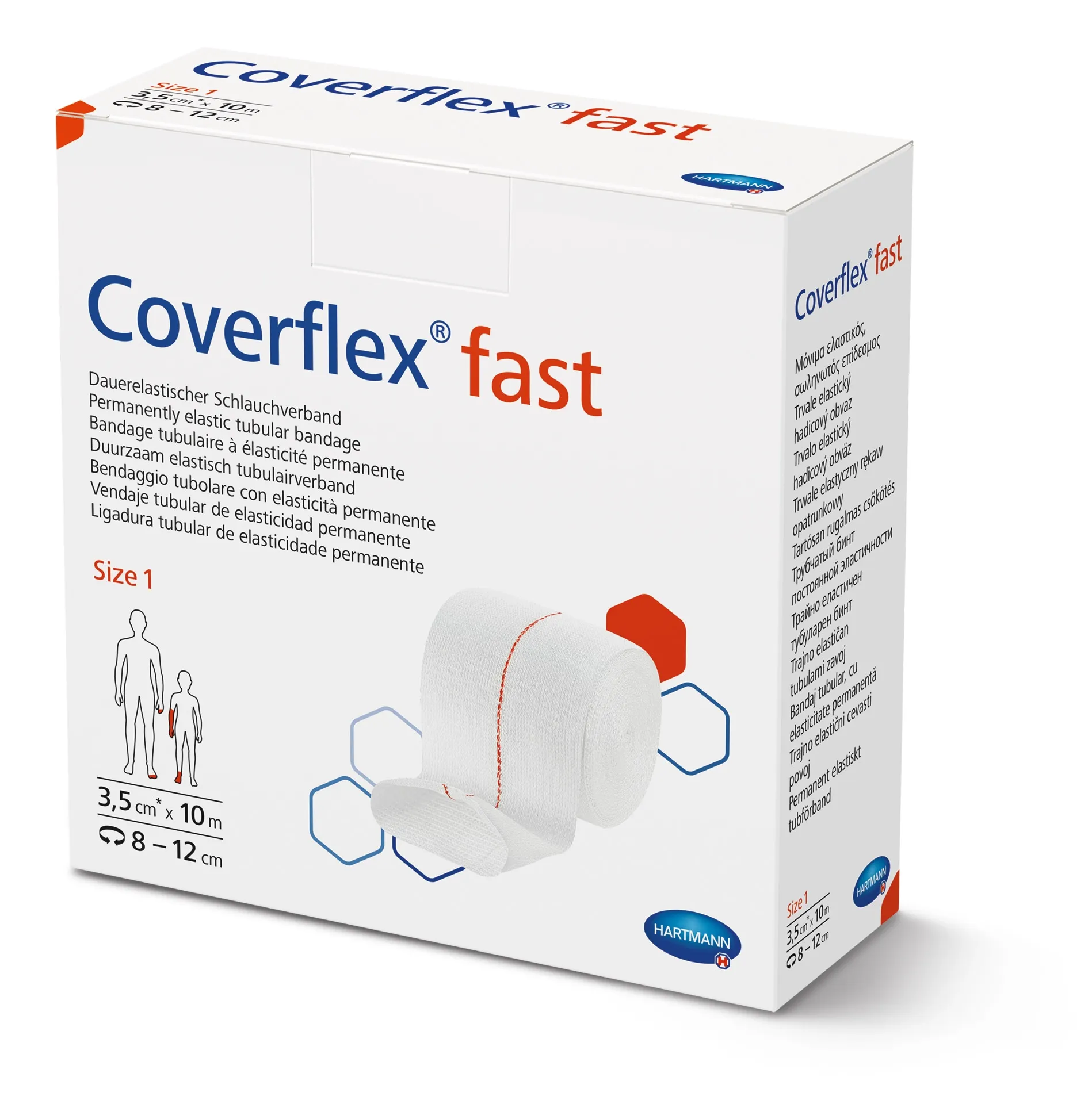 Coverflex® Fast tubuliarinis tvarstis 3,5 cm x 10 m, 1 dydis, 1 vnt. -  