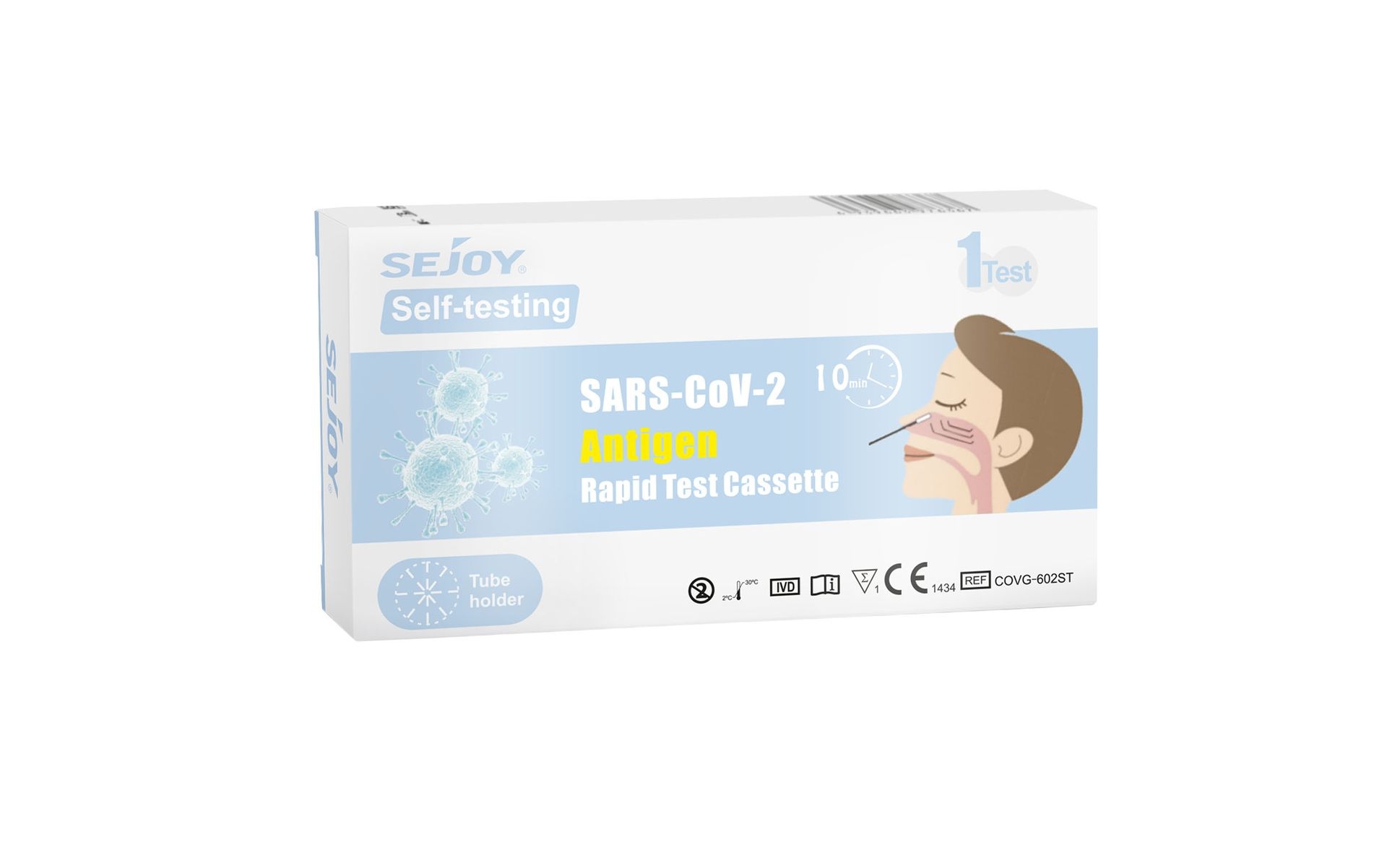 SEJOY antigenų greitasis testas iš nosies landos SARS-CoV-2, N1 -  2