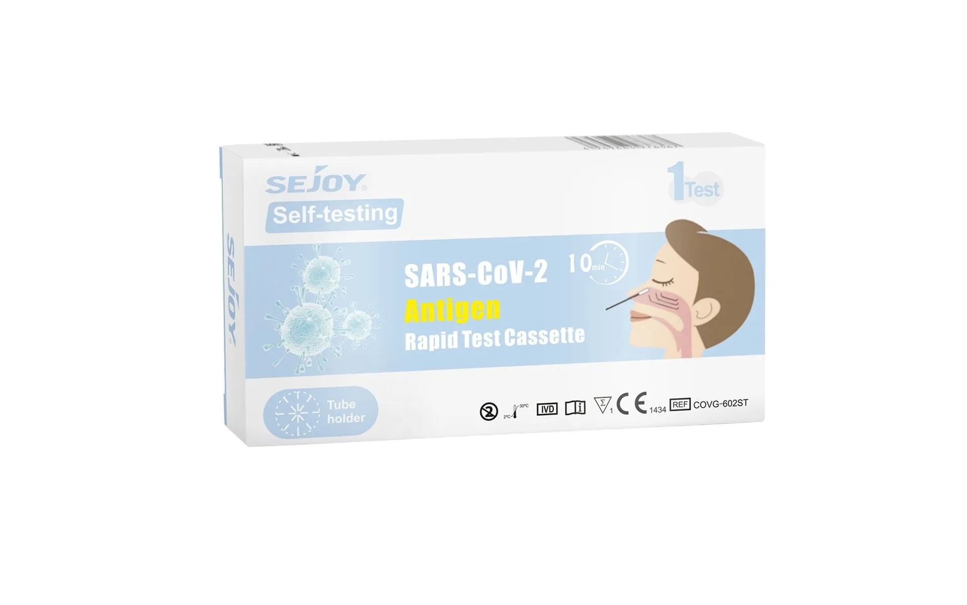 SEJOY antigenų greitasis testas iš nosies landos SARS-CoV-2, N1 -  2