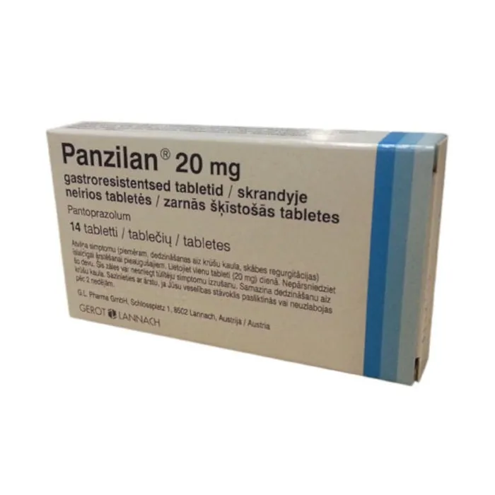 Panzilan 20mg skrandyje neirios tabletės N14 (lizdinėje pakuotėje) -  2