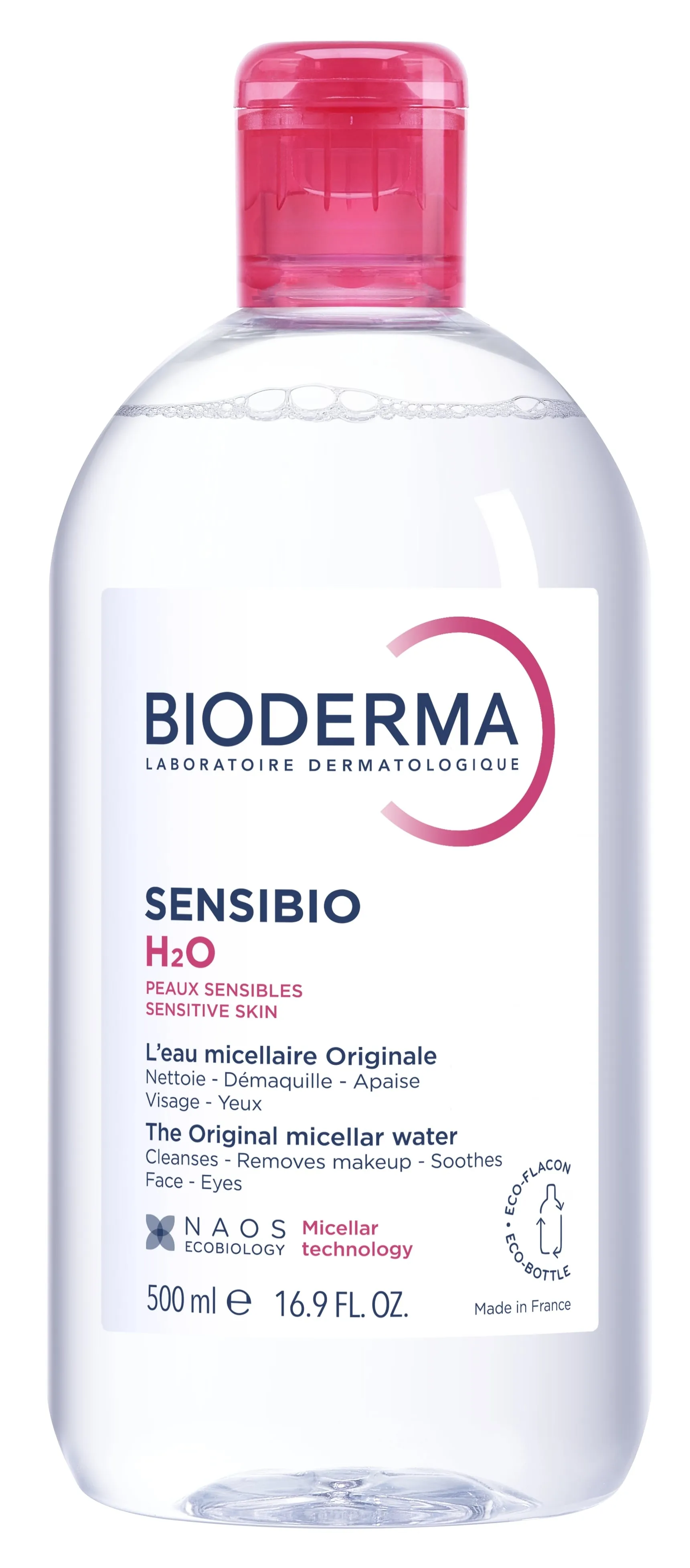 BIODERMA micelinis valomasis vanduo SENSIBIO H2O, 500ml -  