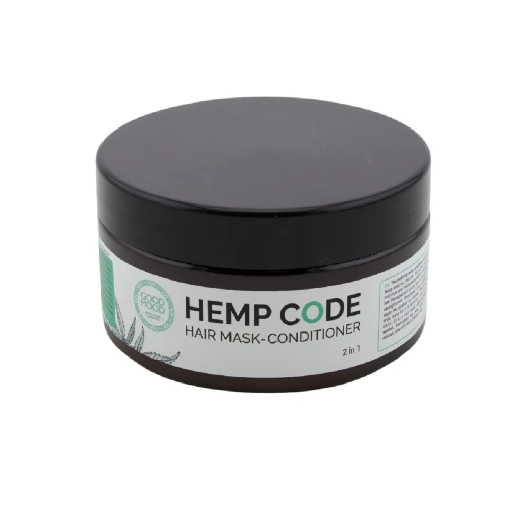 GOOD MOOD kaukė-kondicionierius sausiems plaukams HEMP CODE, 200ml -  