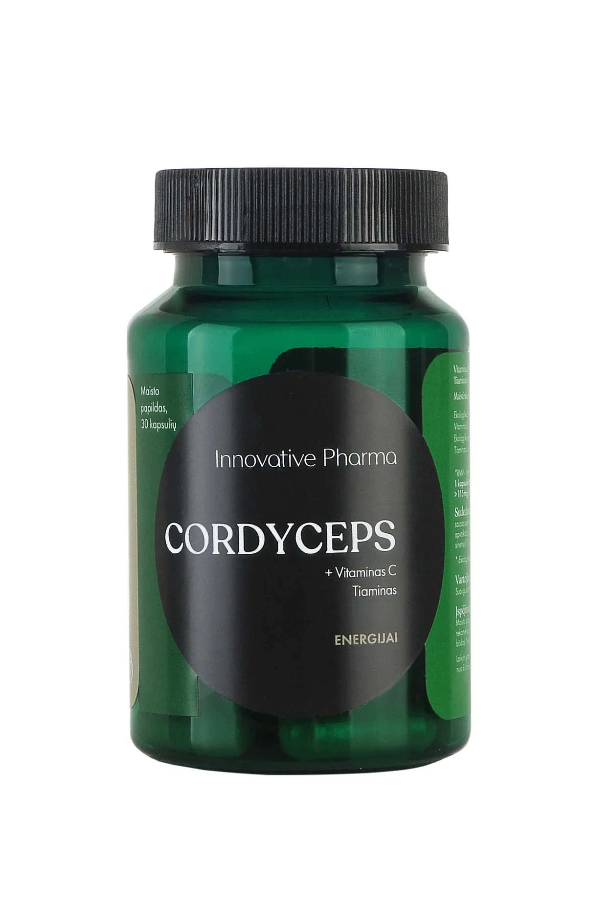 INNOVATIVE PHARMA CORDYCEPS + VITAMINAS C IR TIAMINAS, N30 -  
